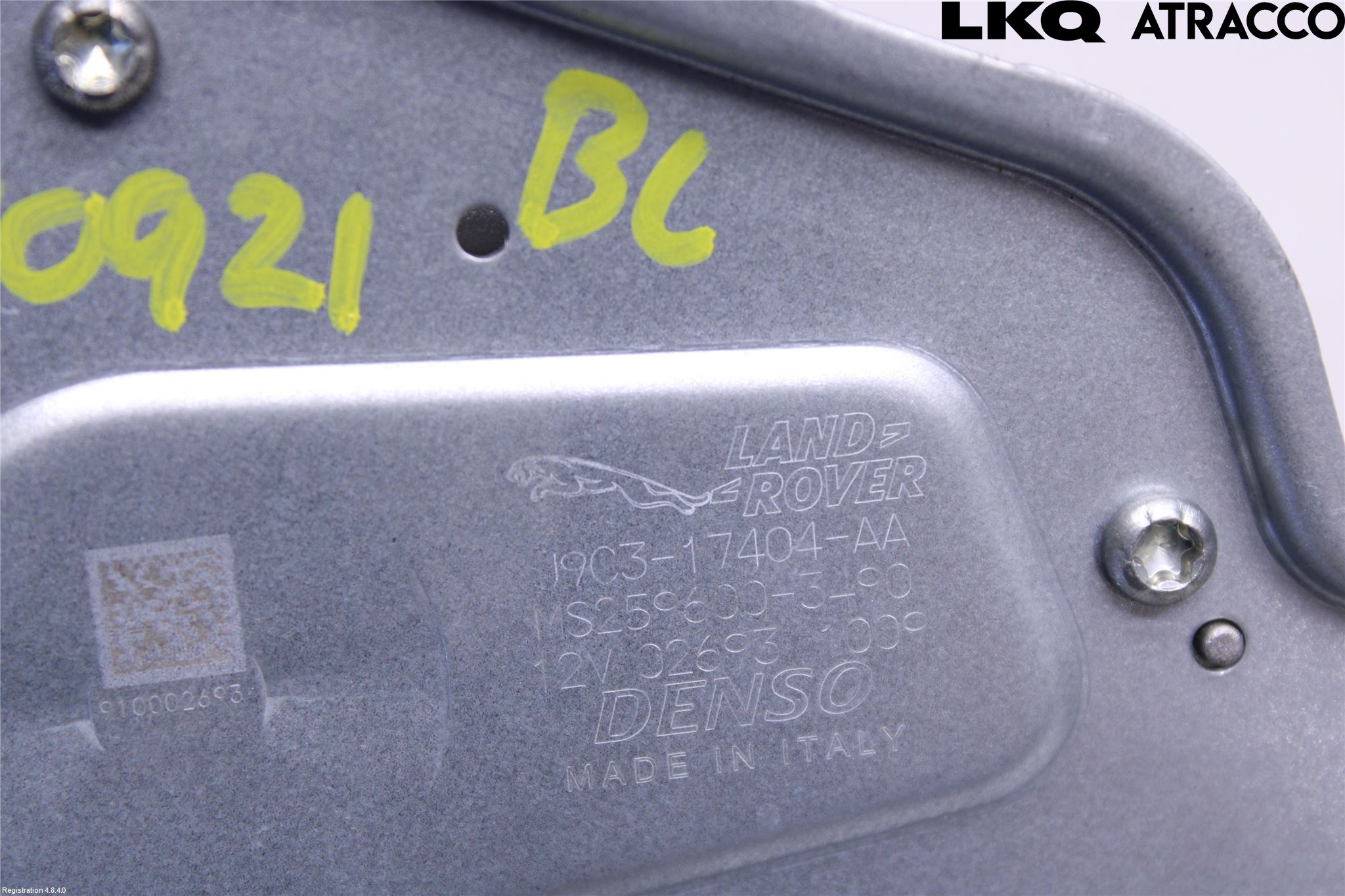 Jaguar E-PACE 17- Torkarmotor Baklucka