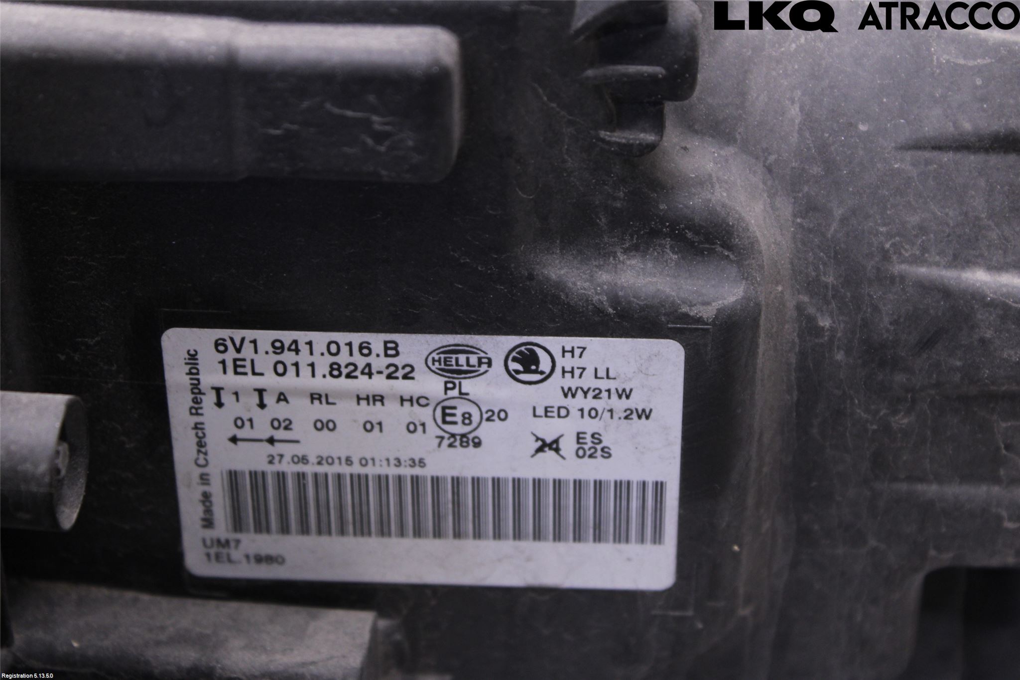 Skoda FABIA 15-21 Strålkastare Höger