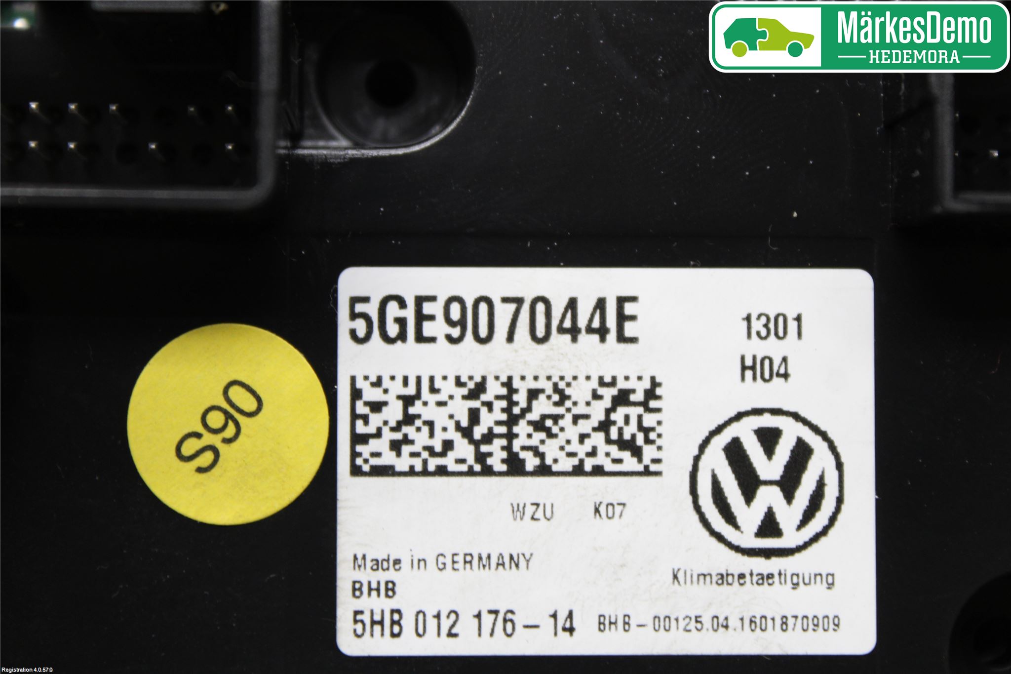 Volkswagen VW PASSAT 15-19 Ac Styrenhet Ac Manöveren