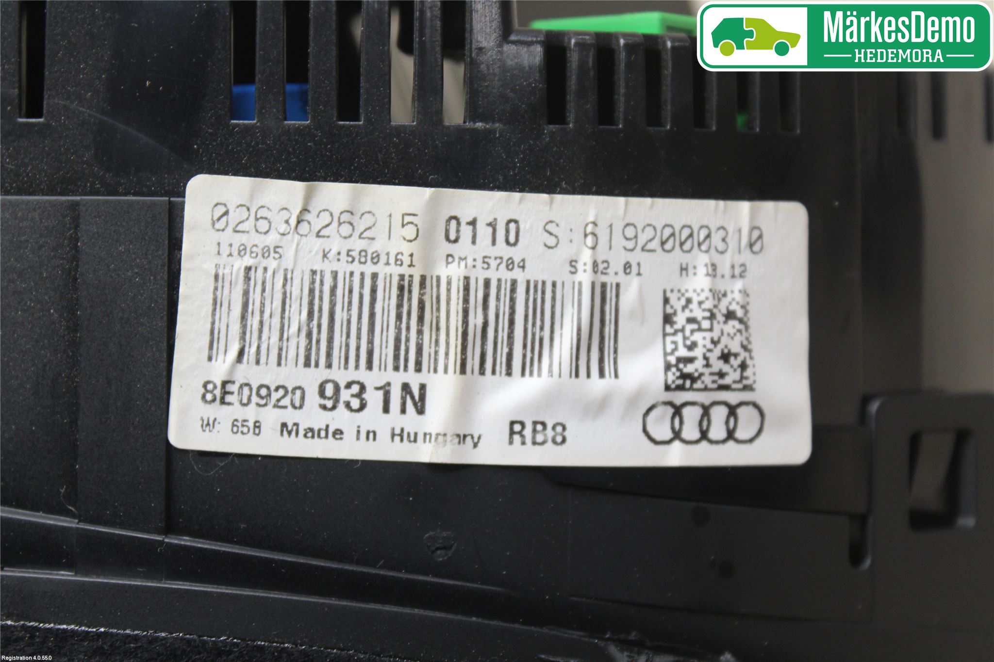 Audi A4/S4 05-07 Instrument Komb