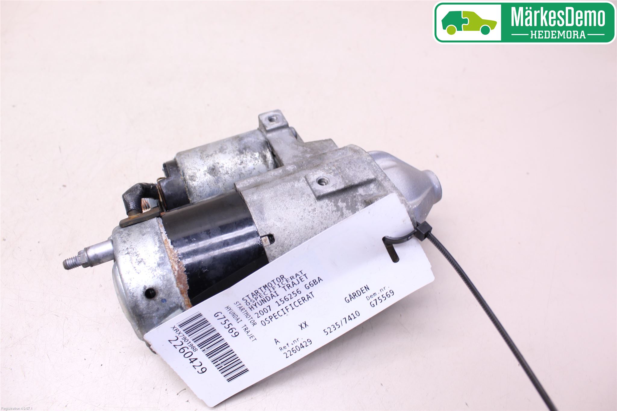 Hyundai TRAJET Startmotor