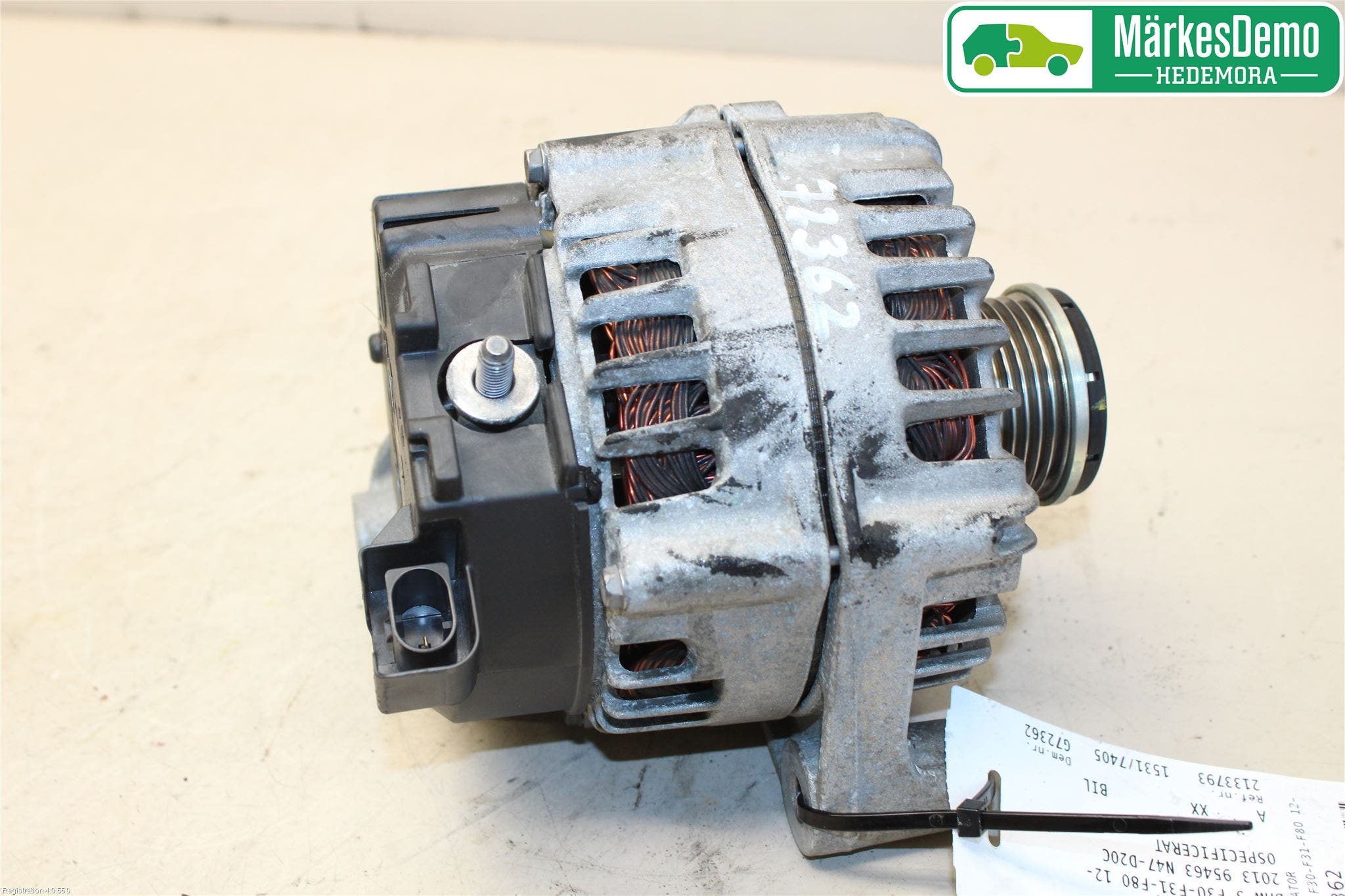 BMW 3 F30/F31/F80 12-19 Generator