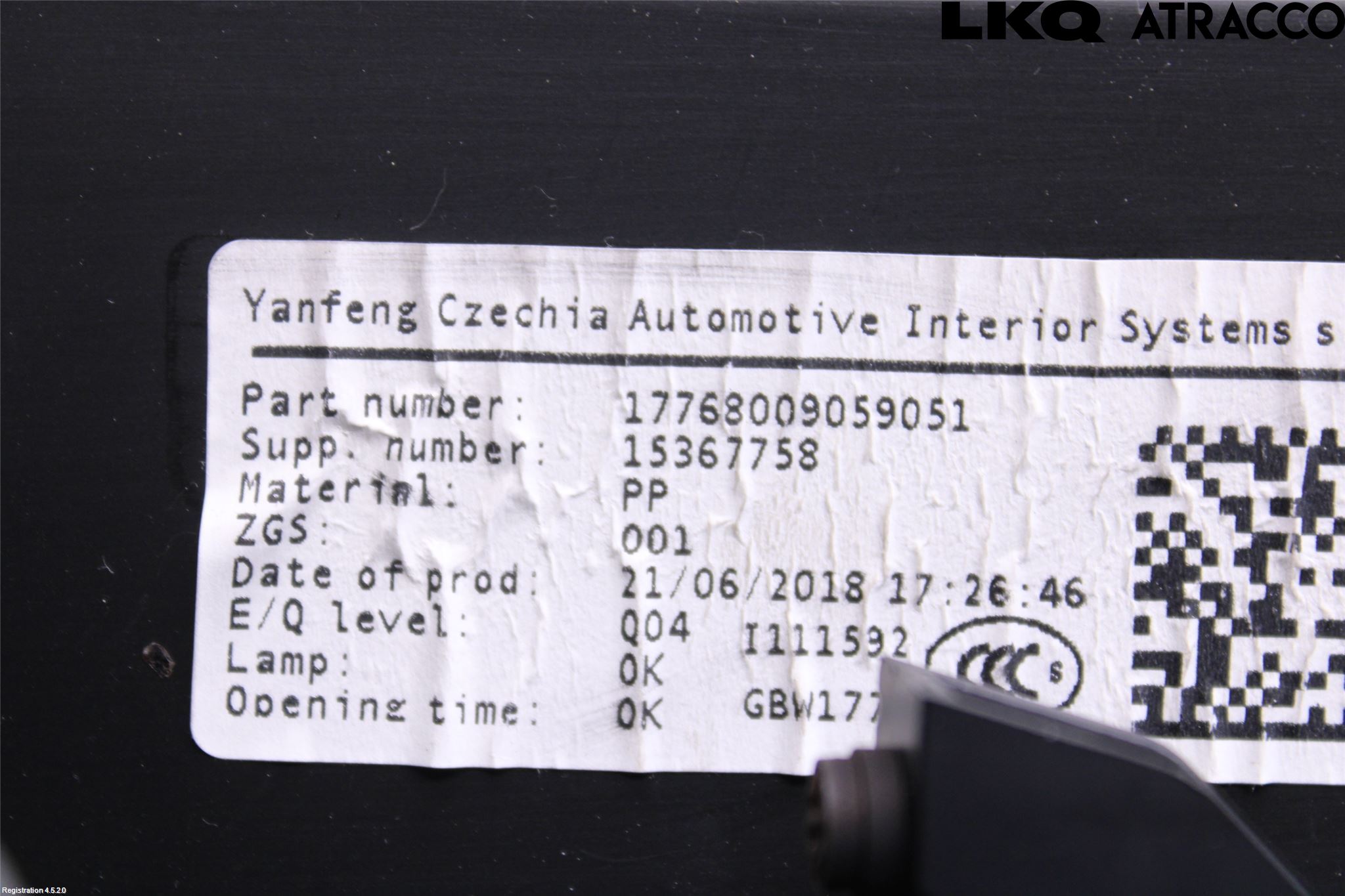 Mercedes-Benz MB A-KLASS (W177) 18- Handskfack