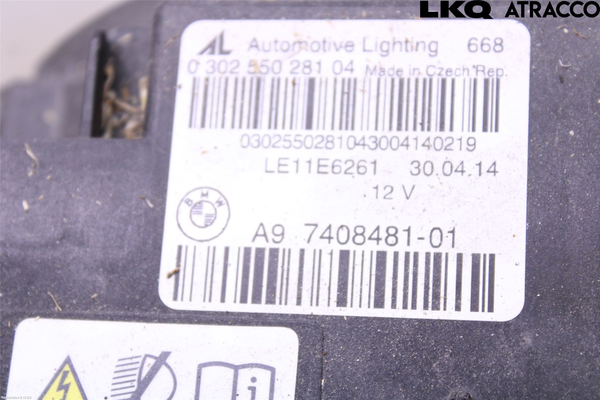 BMW 4 F32/F33/F82/F83 13-20 Strålkastare Vänster