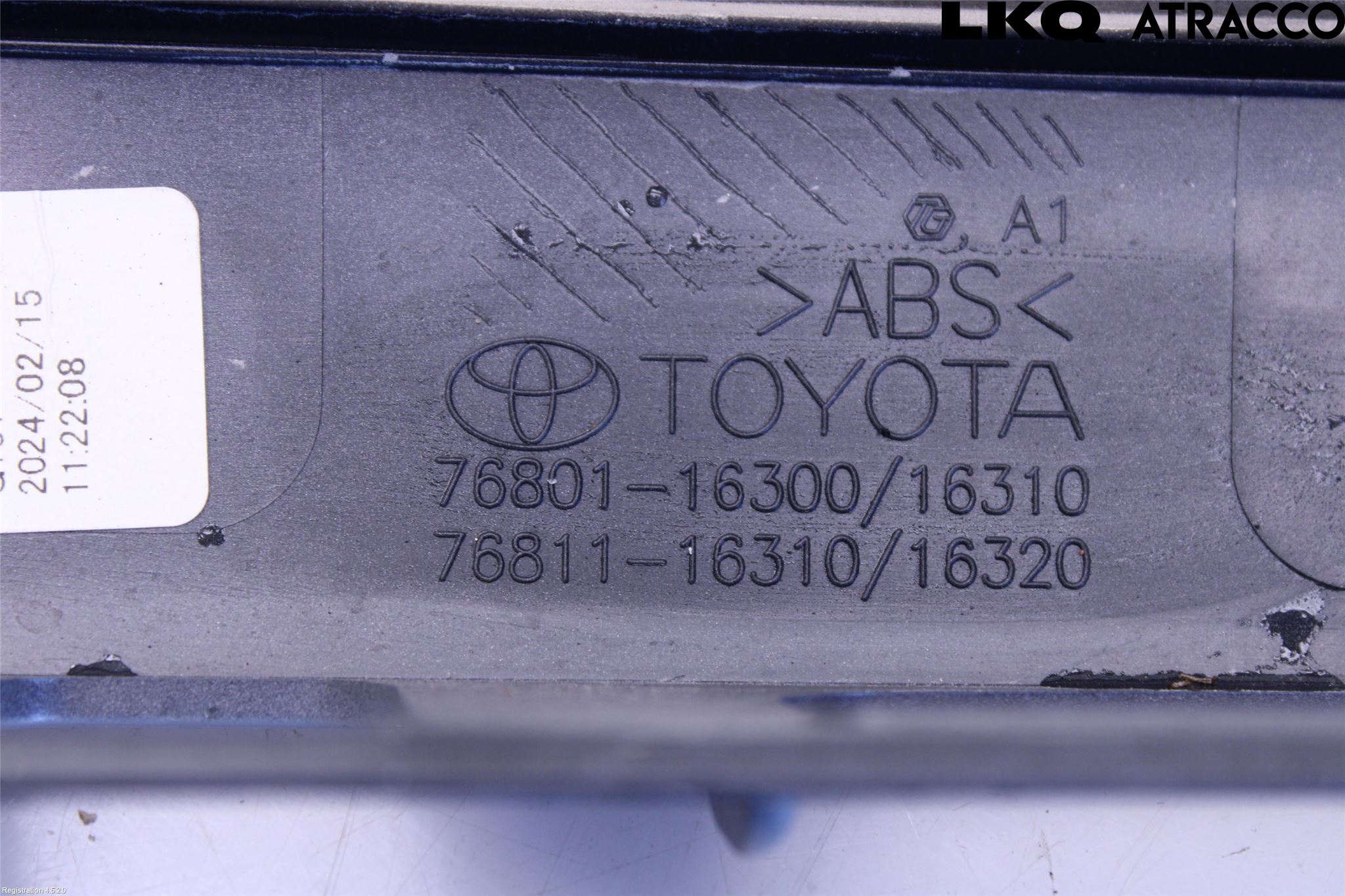 Toyota COROLLA CROSS XG10 22- List Bak-Baklucka
