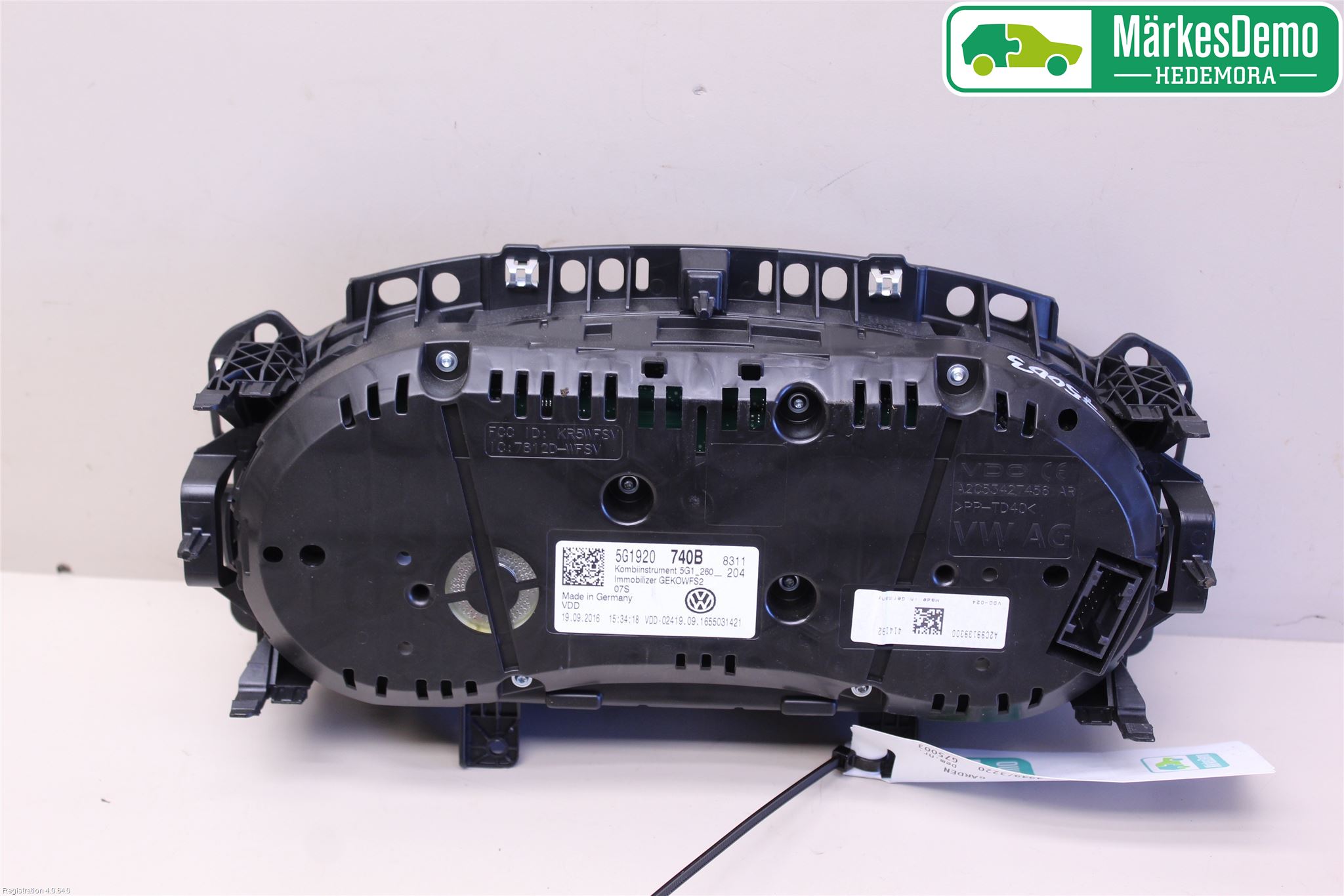 Volkswagen VW GOLF / E-GOLF VII 13-20 Instrument Komb