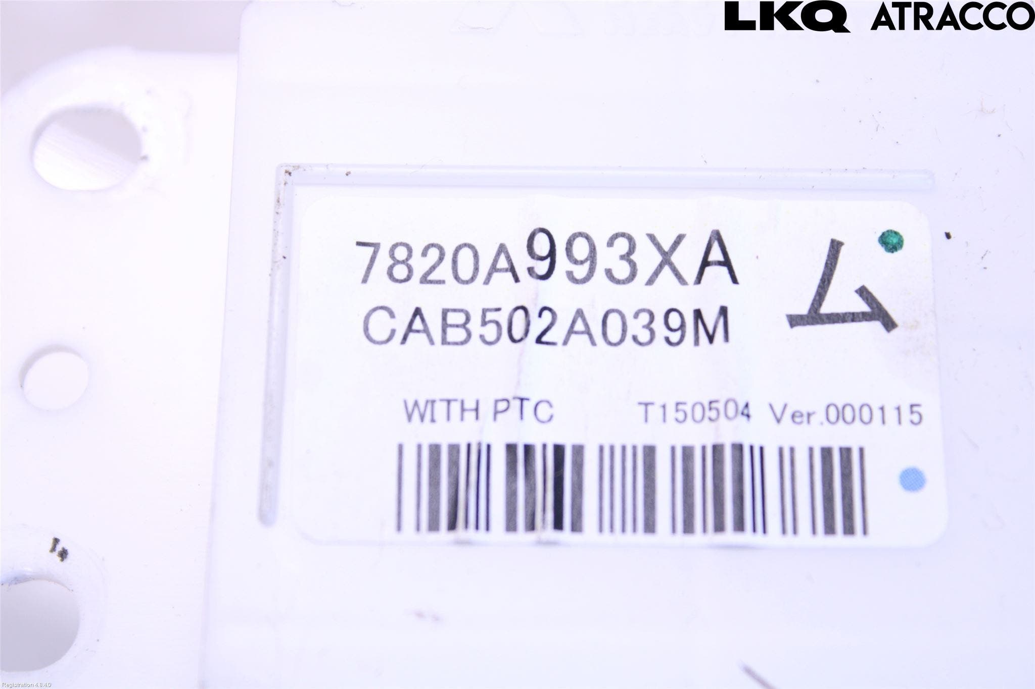 Mitsubishi OUTLANDER 13-21 Ac Styrenhet Ac Manöveren