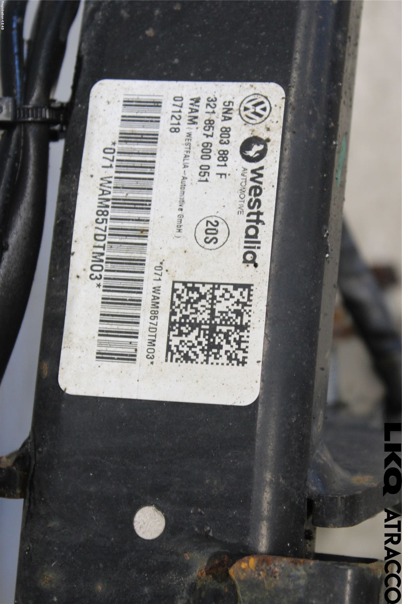 Volkswagen VW TIGUAN 16-24 Dragkrok