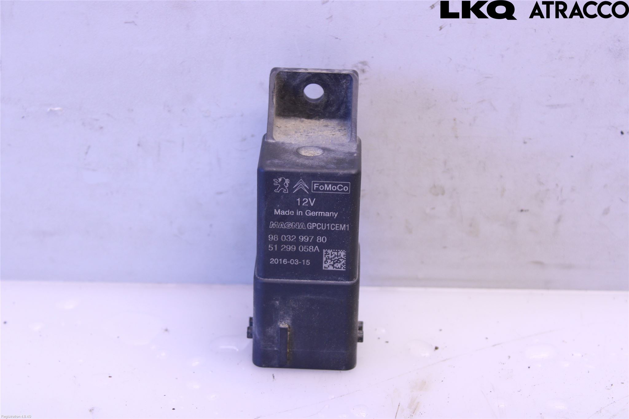 Citroen BERLINGO 08-18 Relä Glödning Diesel