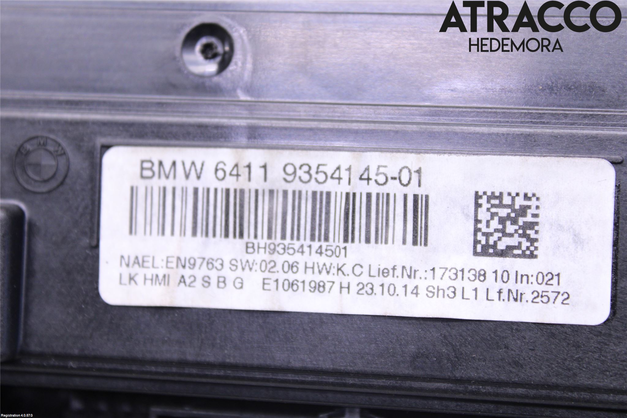 BMW 3 GT F34 13-19 Ac Styrenhet Ac Manöveren