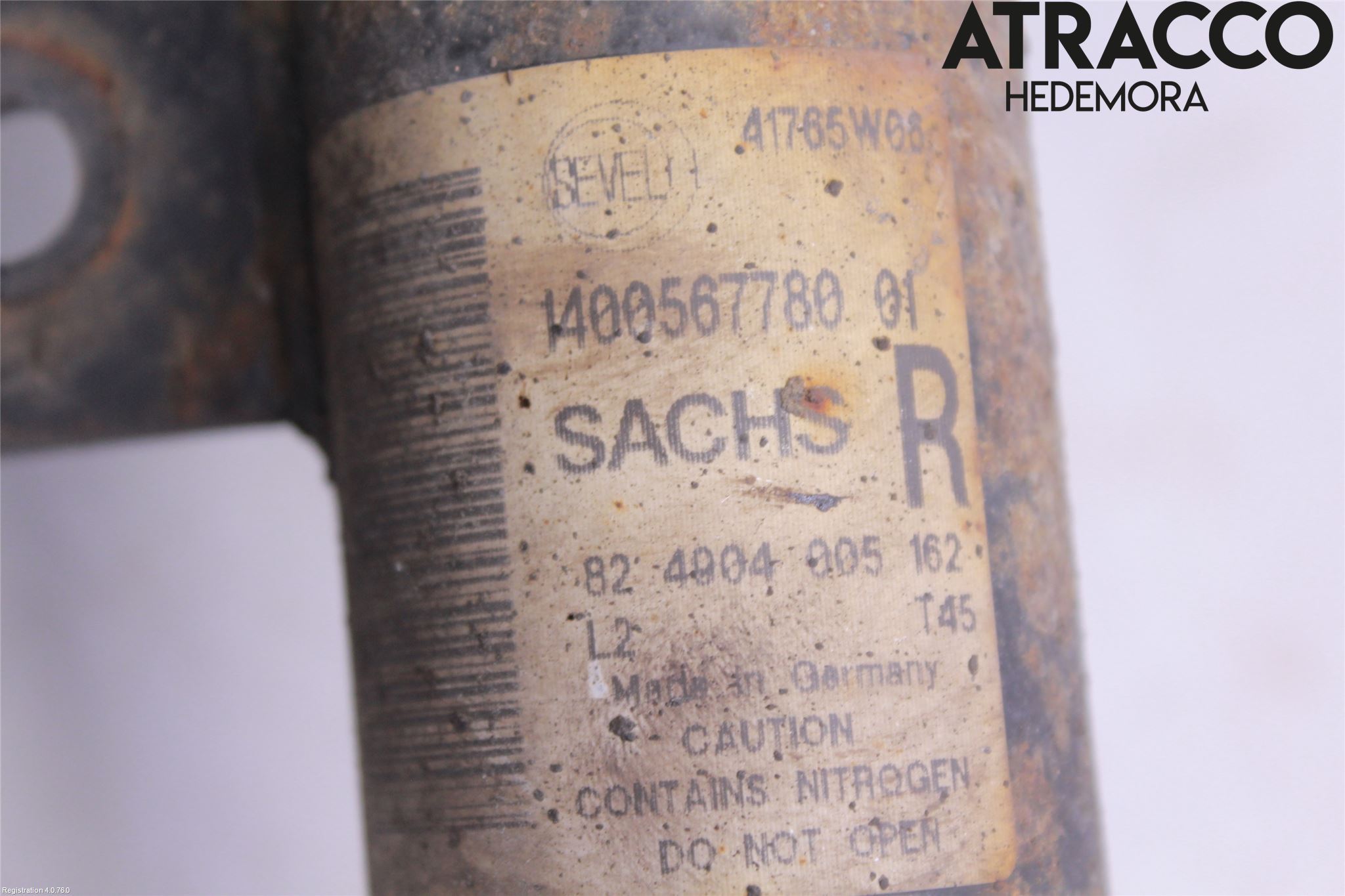 Citroen JUMPY 07-16 Fjäderben Fram Höger