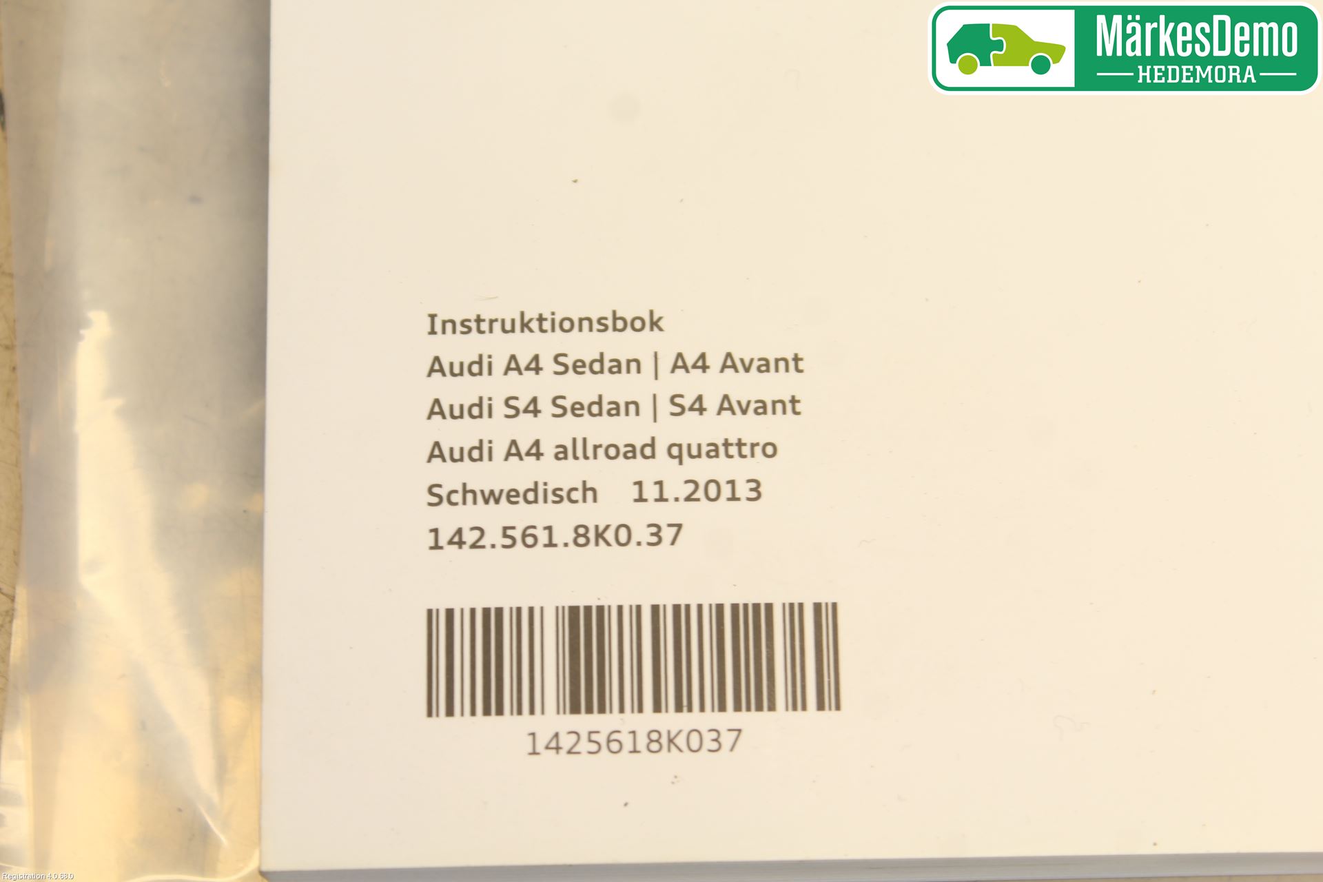 Audi A4 ALLROAD 09-16 Instruktionsbok