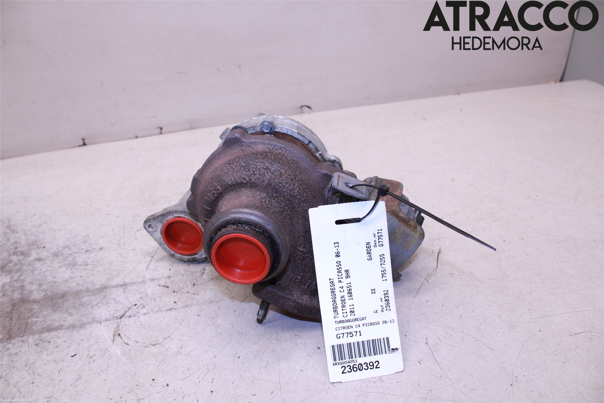 Citroen C4 PICASSO 06-13 Turboaggregat