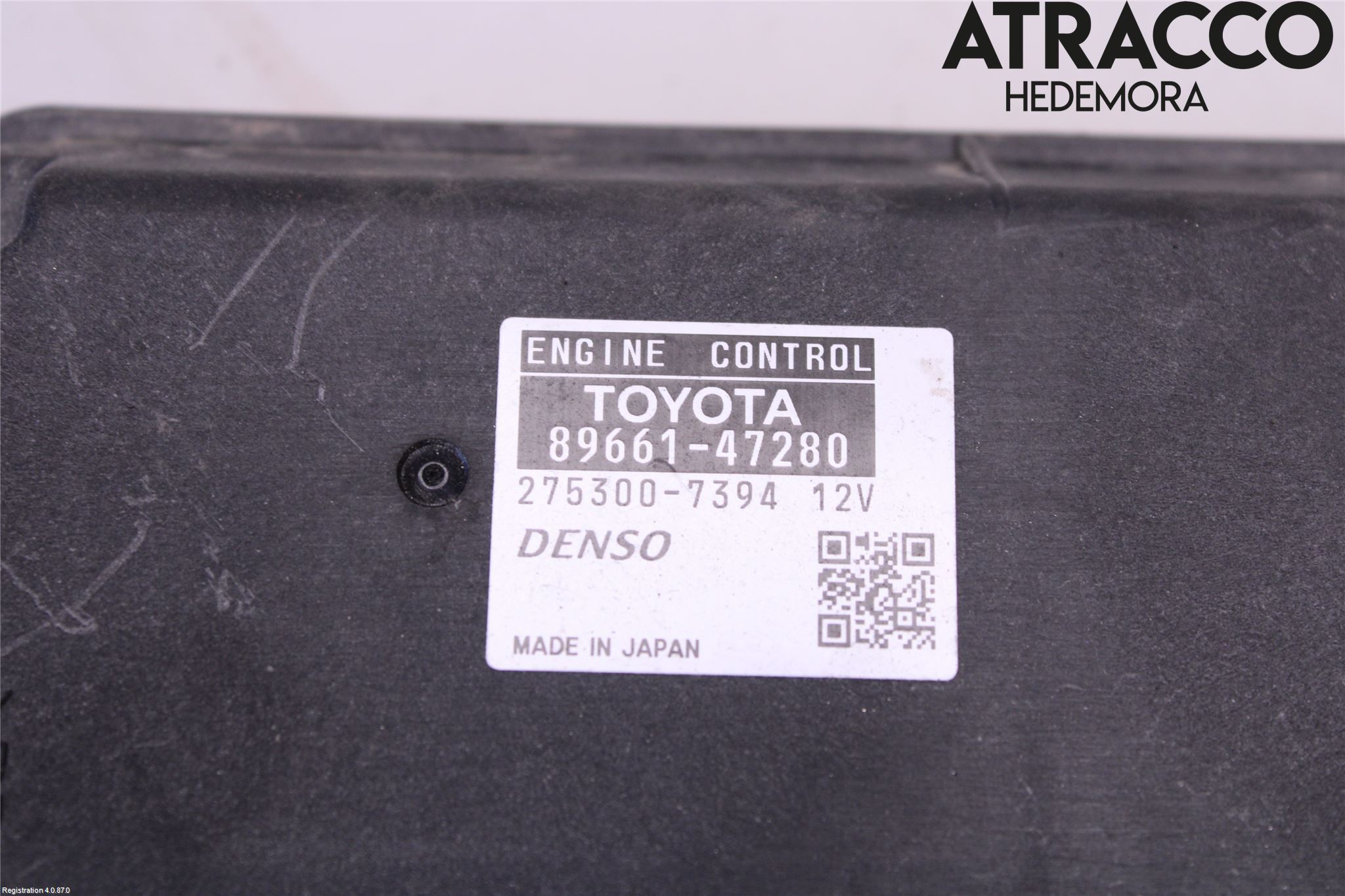 Toyota PRIUS ZVW30 09-20 Styrenhet Insprut Bensin