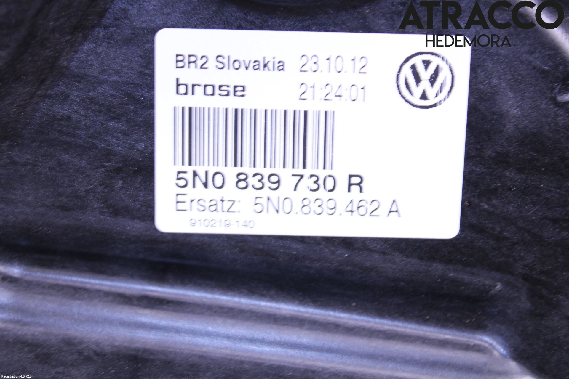 Volkswagen VW TIGUAN 07-16 Fönsterhiss El Kompl