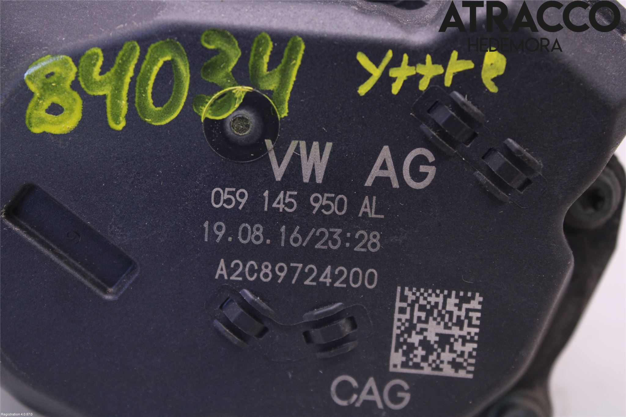 Audi A6 ALLROAD 12-18 Injspjällhus