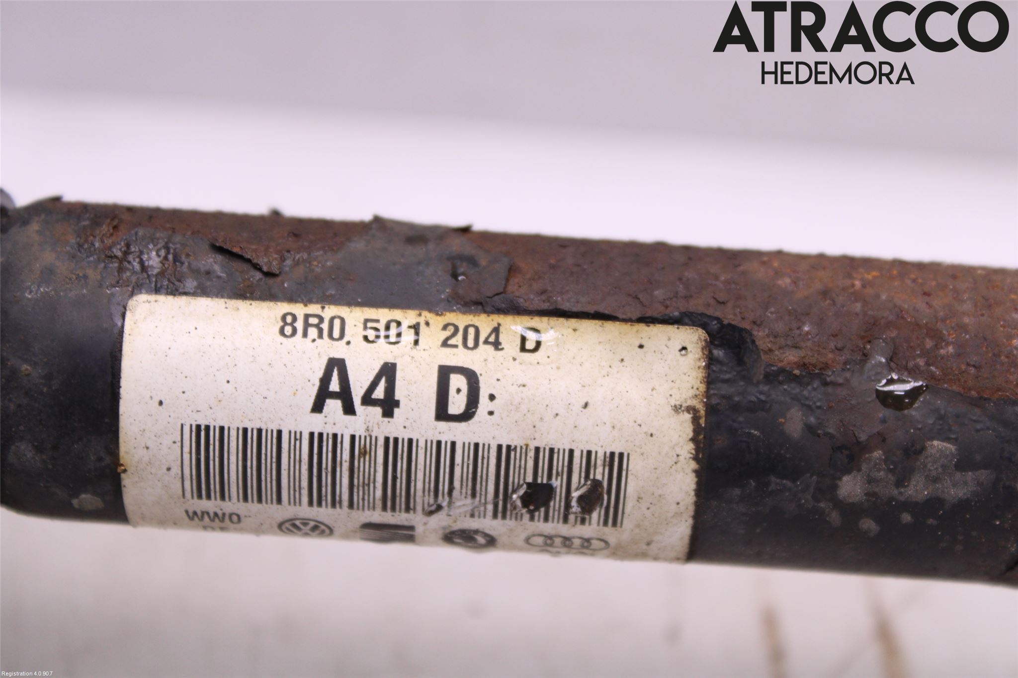 Audi A8/S8 4H 10-17 Drivaxel Bak Höger
