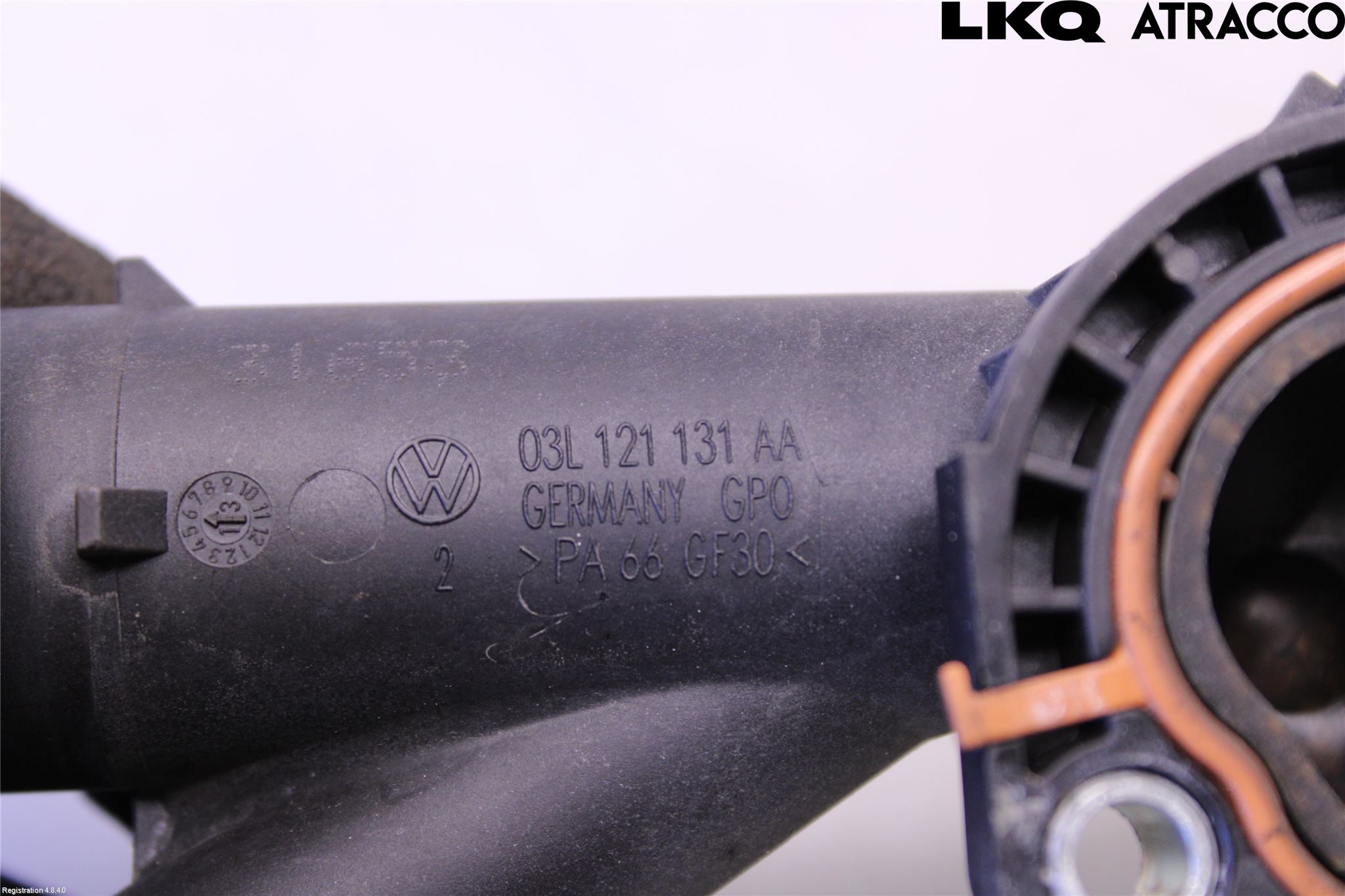 Volkswagen VW POLO 10-17 Kylarslang Fäst På Motor