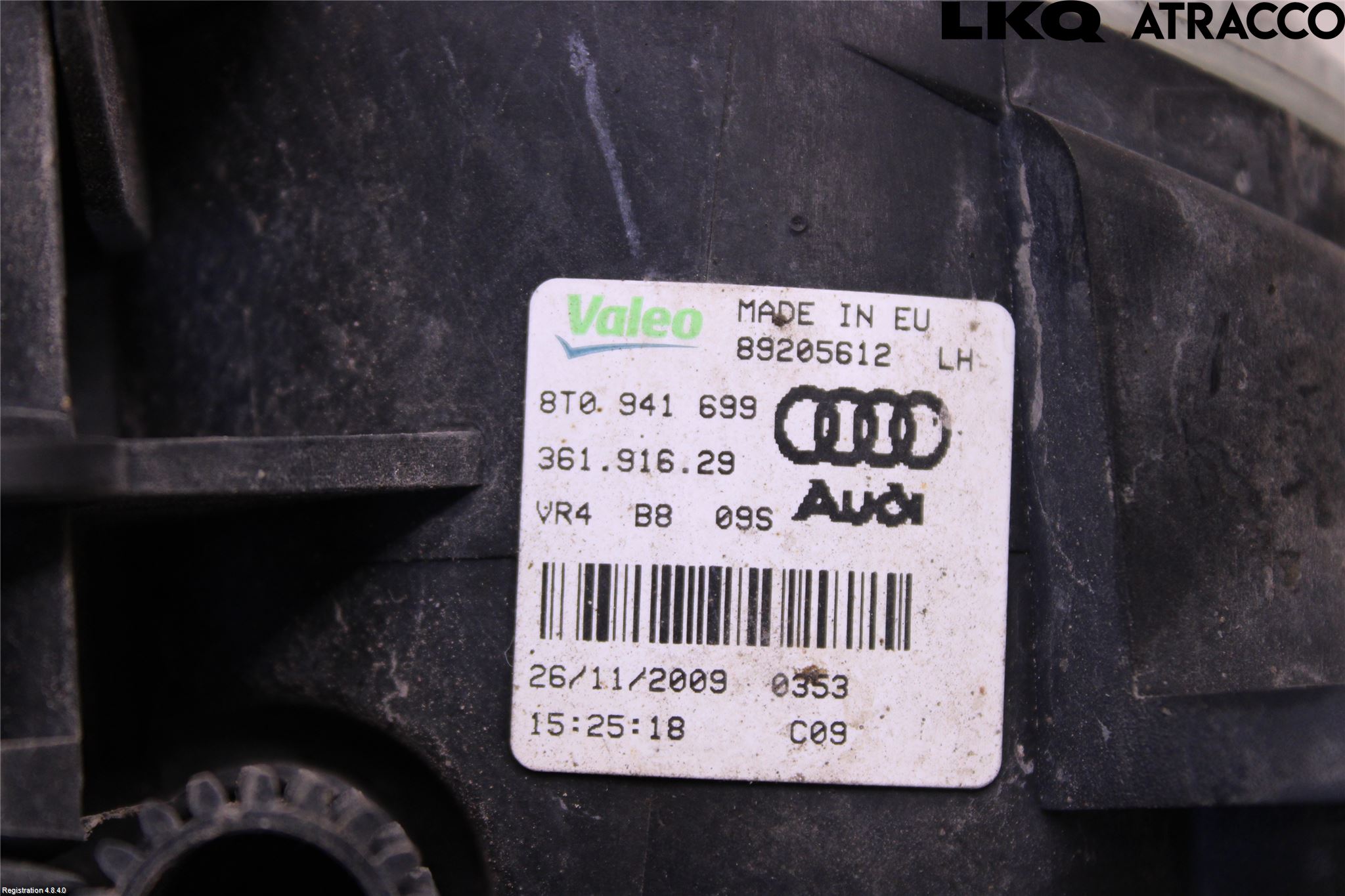 Audi A4/S4 08-11 Dimljus-Varselljus Fram