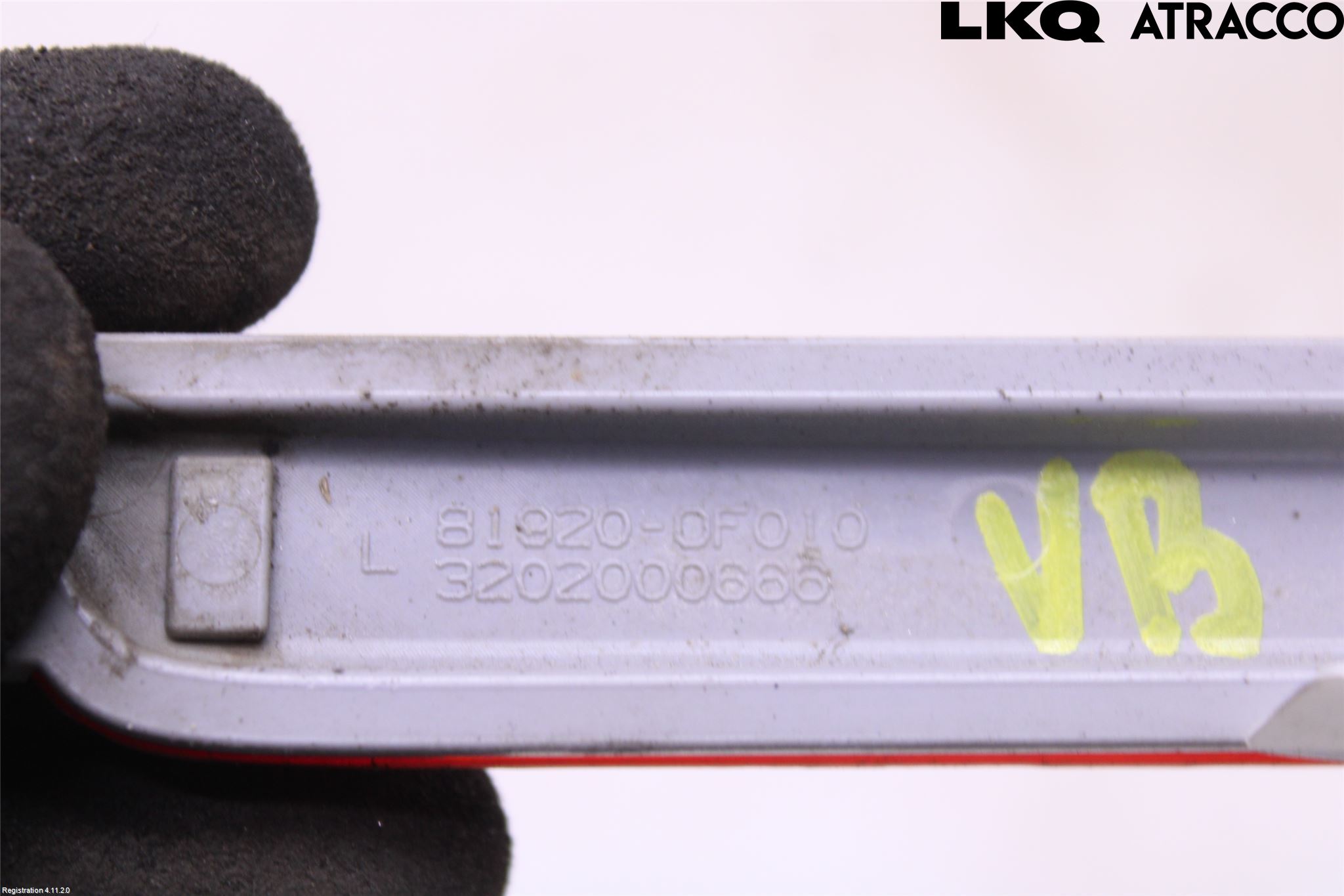 Toyota VERSO 09-18 Dimljus/Reflex Bak