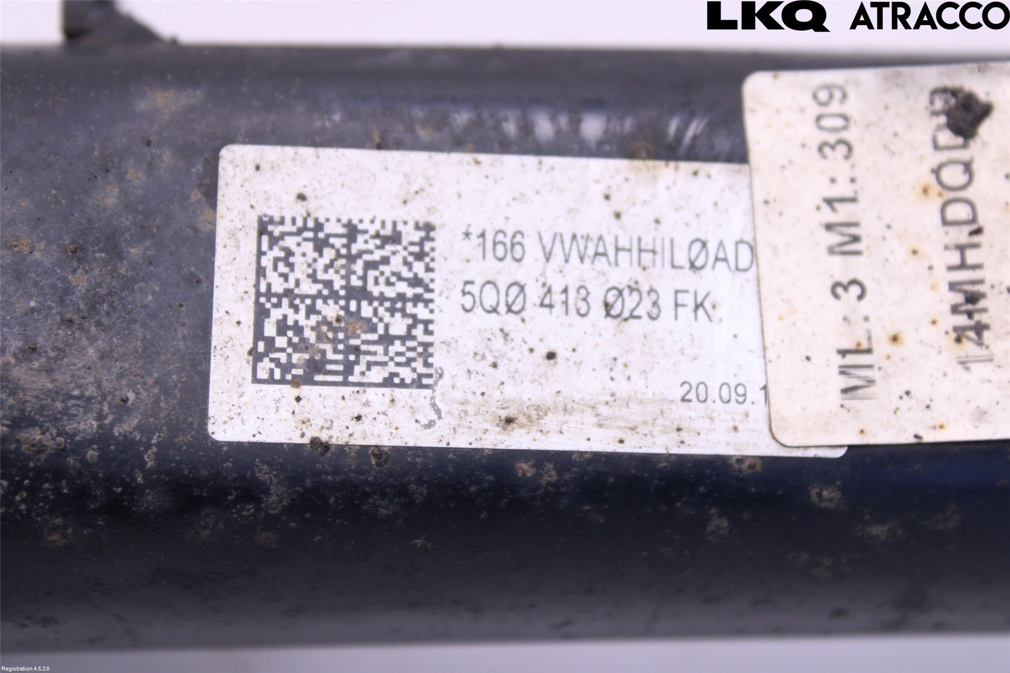 Volkswagen VW GOLF / E-GOLF VII 13-20 Fjäderben Fram Höger