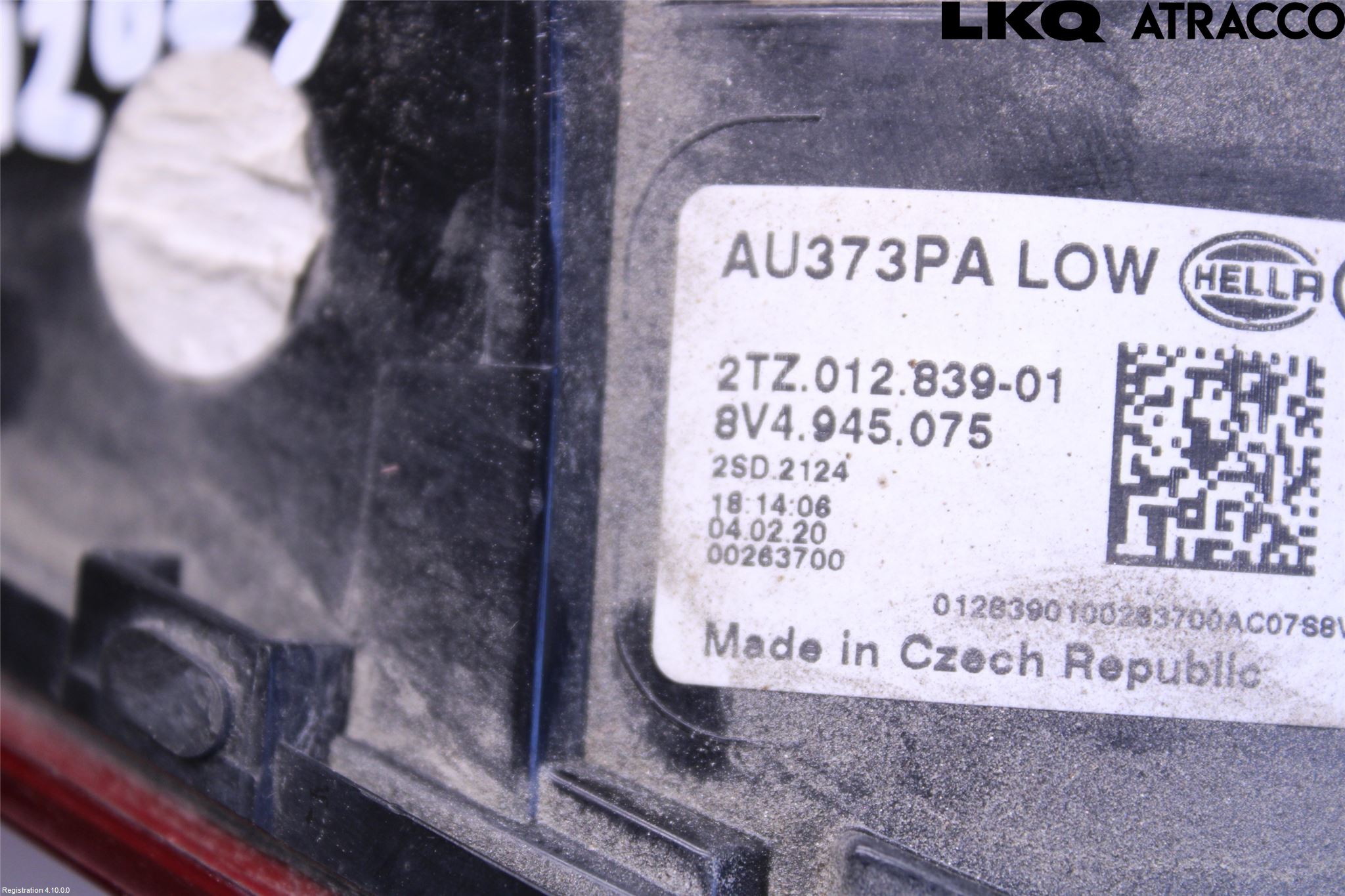 Audi A3/S3 8V 13-20 Bakljus Lucka Vä