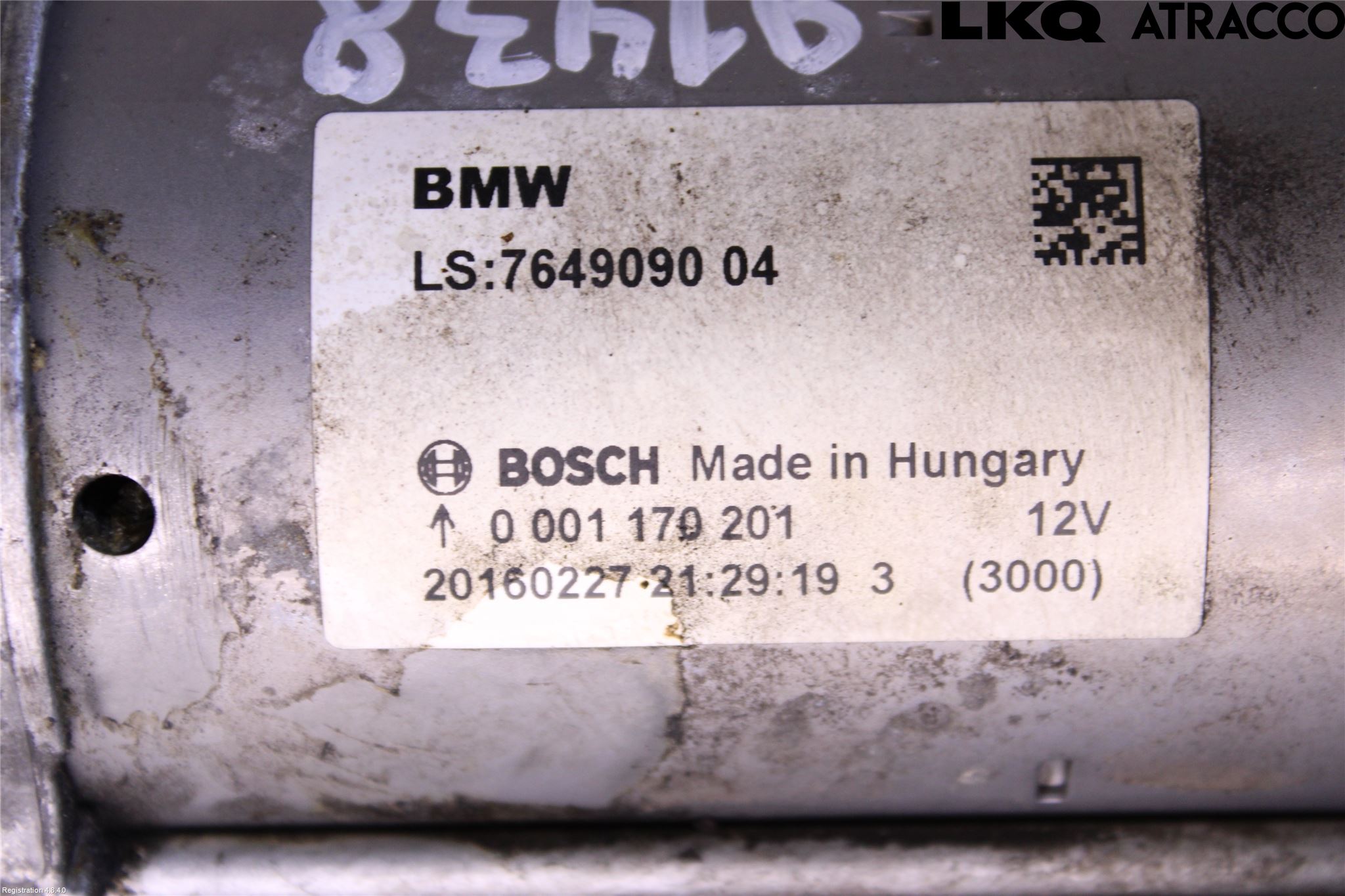 Mini ONE/COOPER 5DR F55 14-24 Startmotor