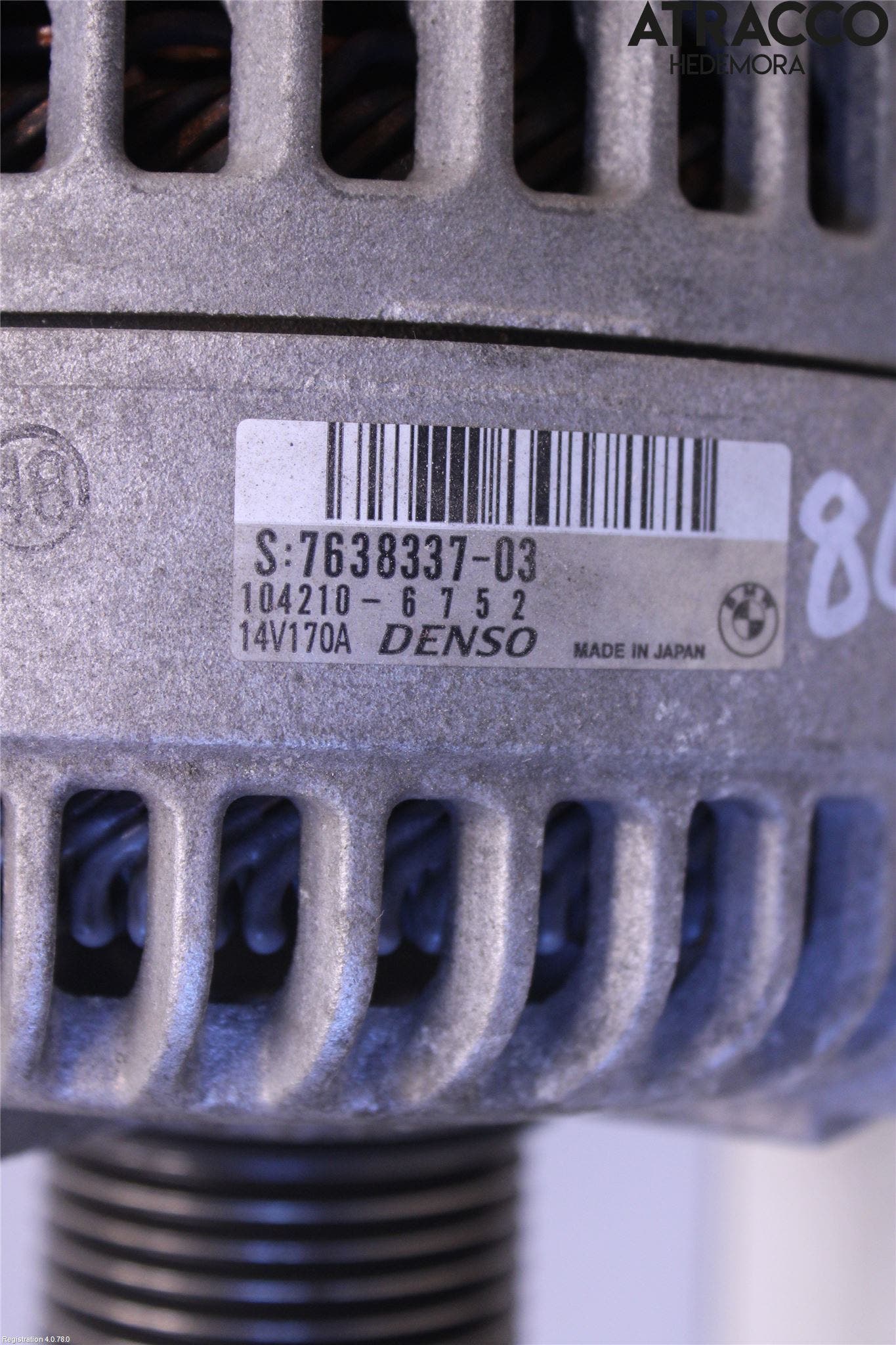 BMW 4 F32/F33/F82/F83 13-20 Generator