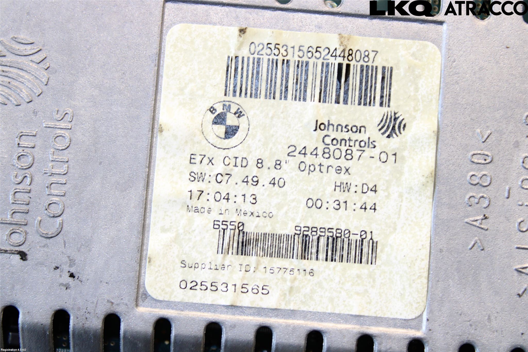 BMW X5 E70 07-13 Multifunktionsdisplay