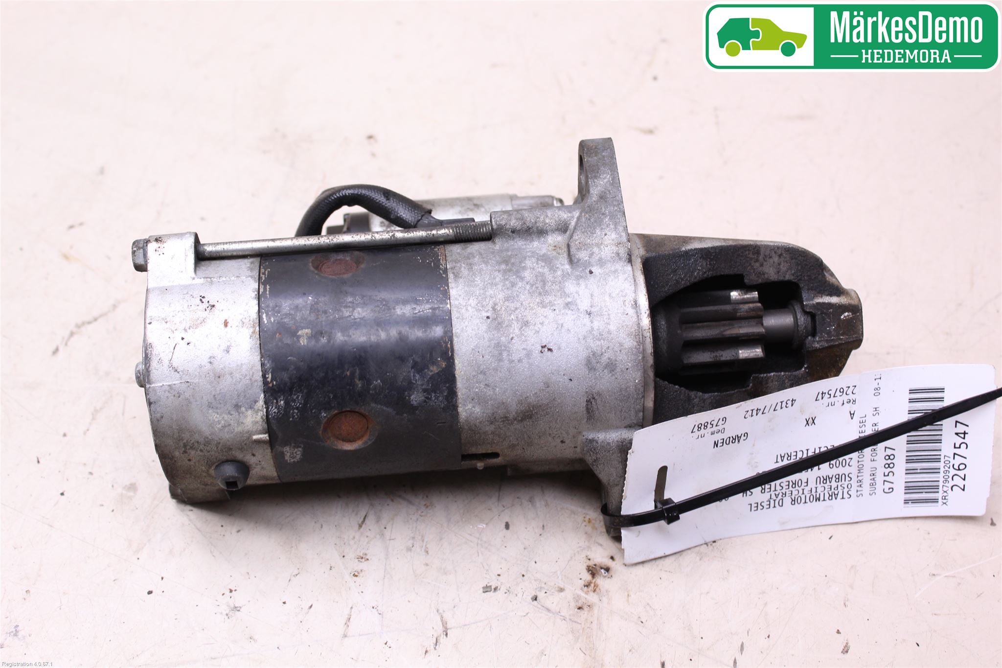 Subaru FORESTER SH  08-13 Startmotor Diesel