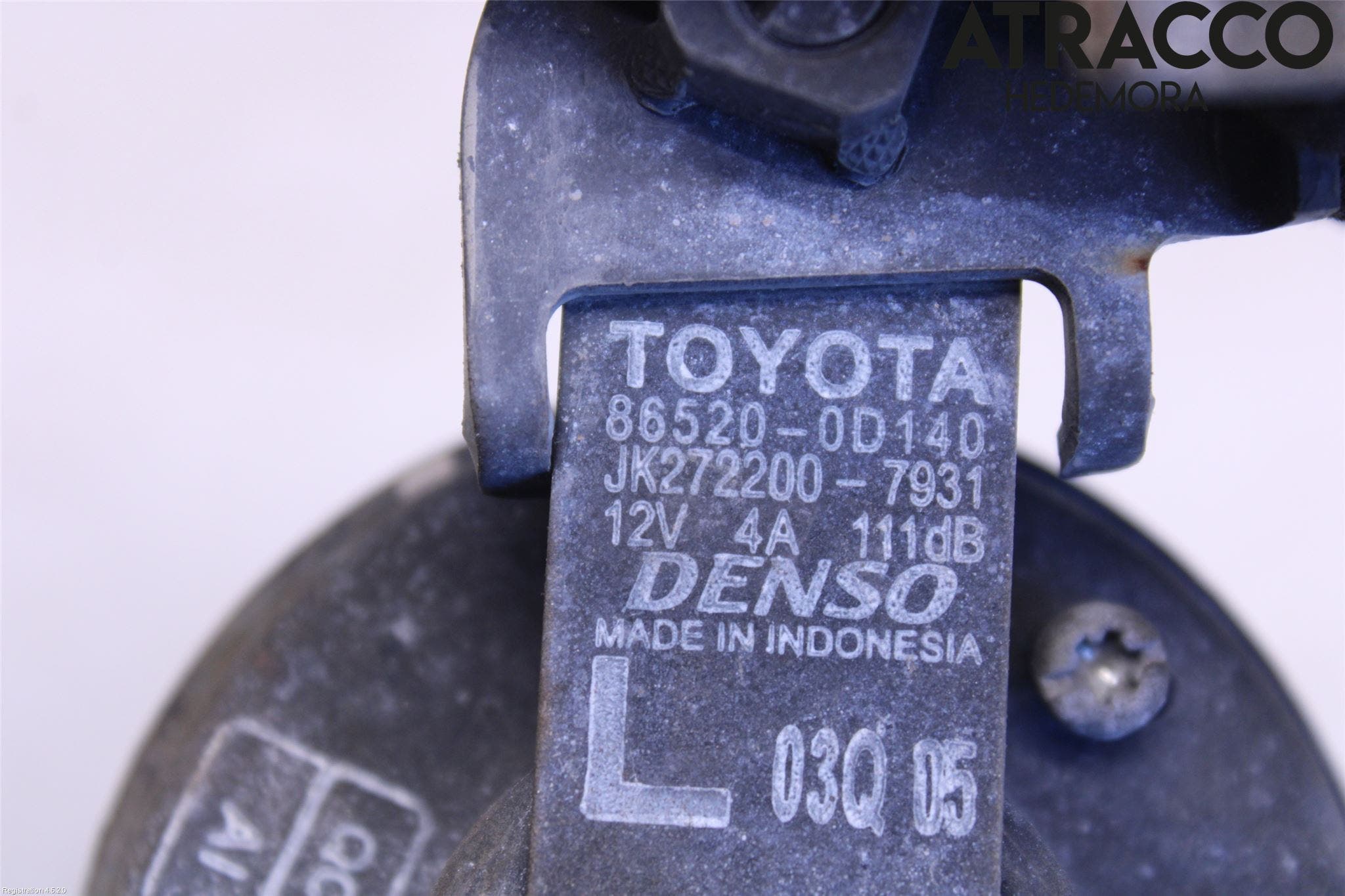 Toyota YARIS XP130 12-14 Signalhorn