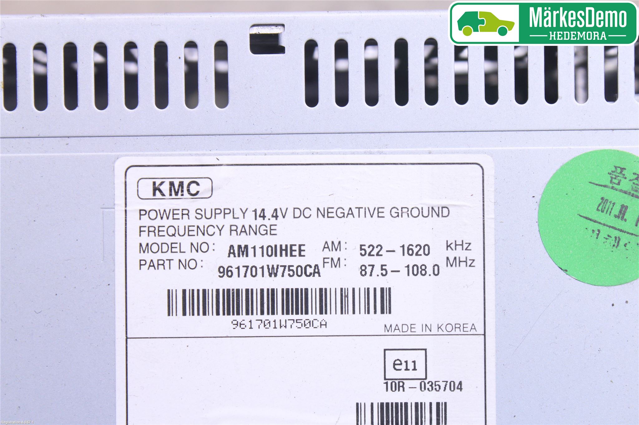 Kia RIO 12-16 Cd Radio - Multimediapanel