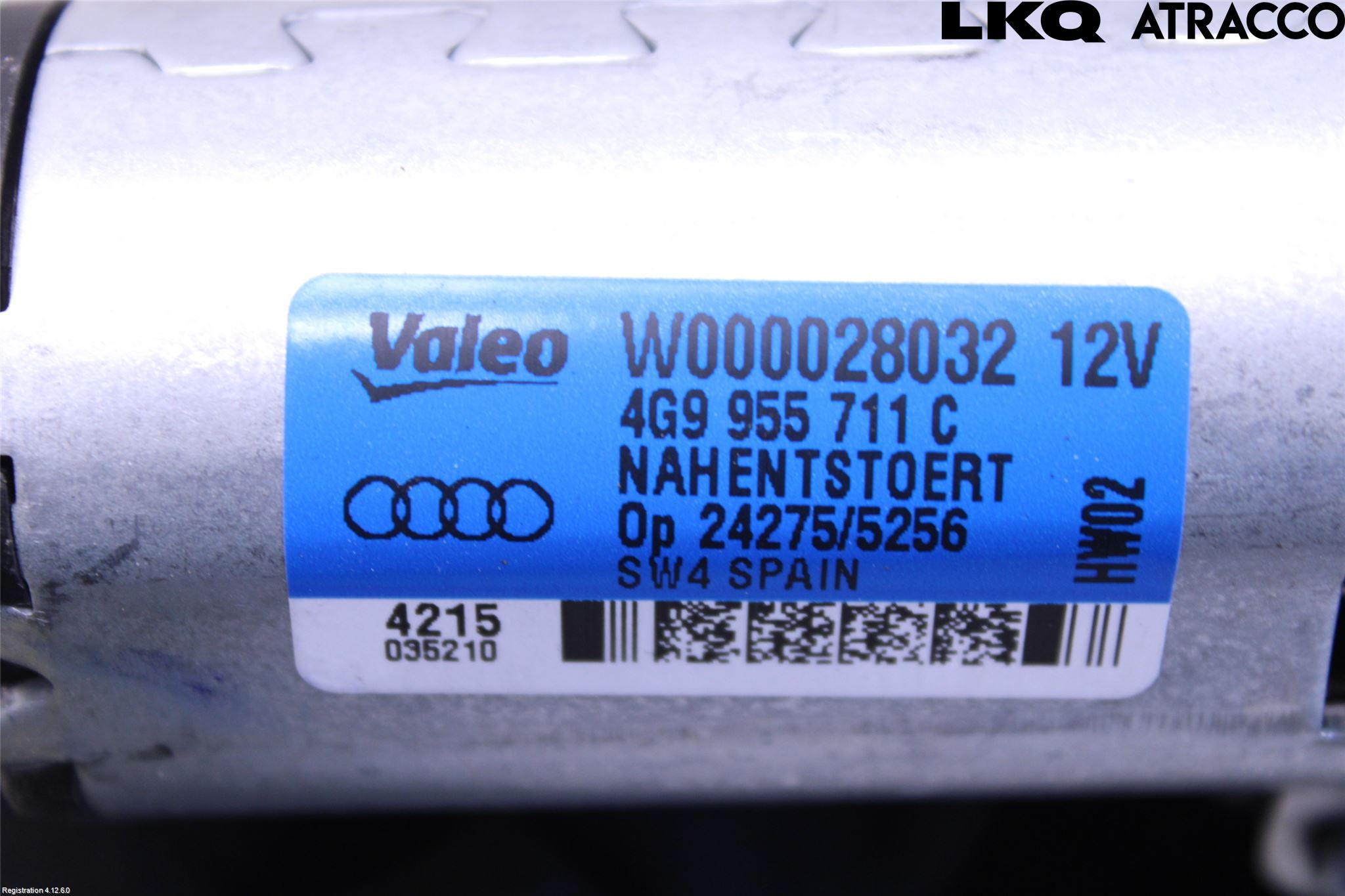 Audi Q3 8U 12-18 Torkarmotor Baklucka