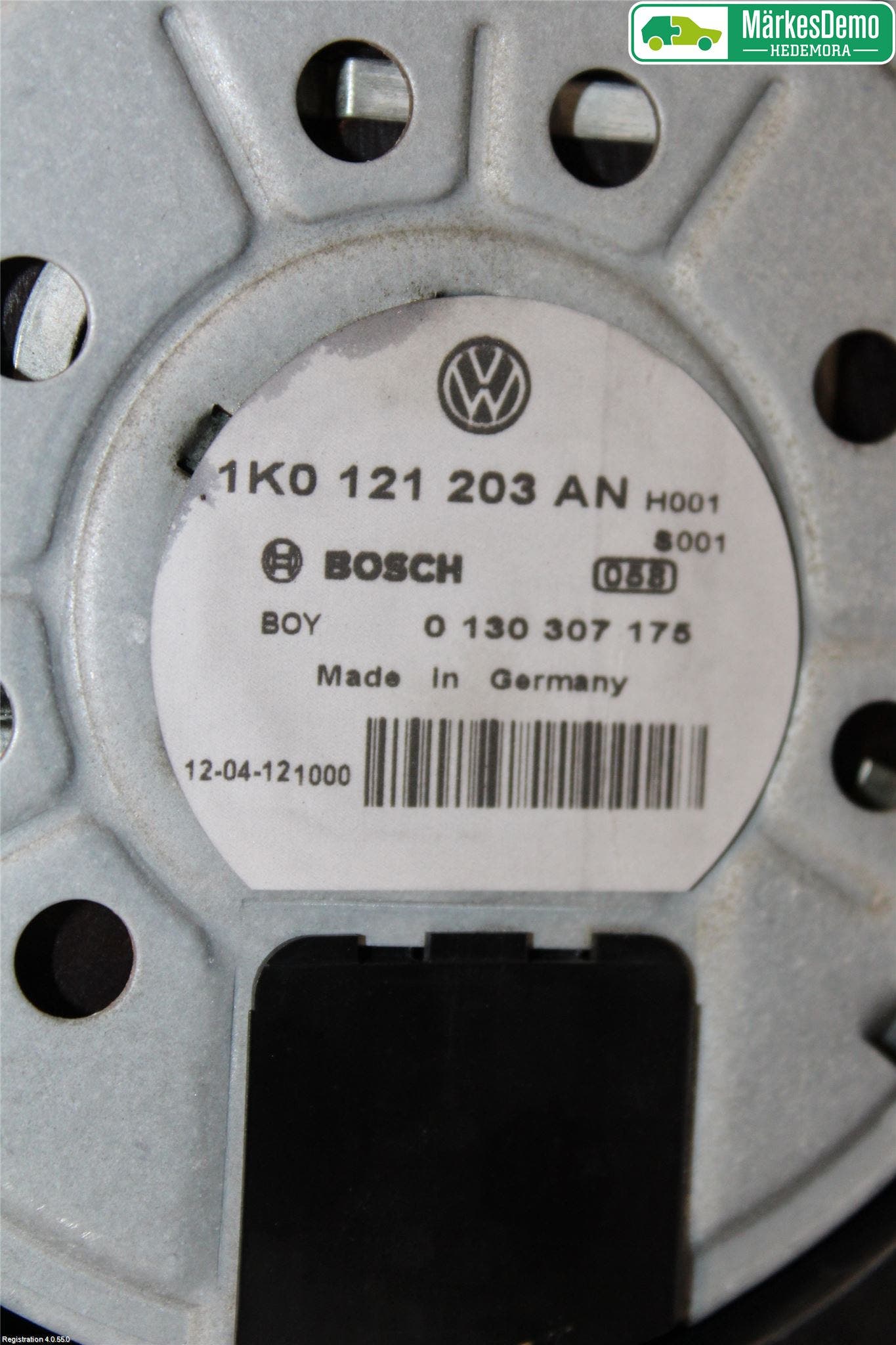 Volkswagen VW GOLF VI 09-13 Kylfläkt El