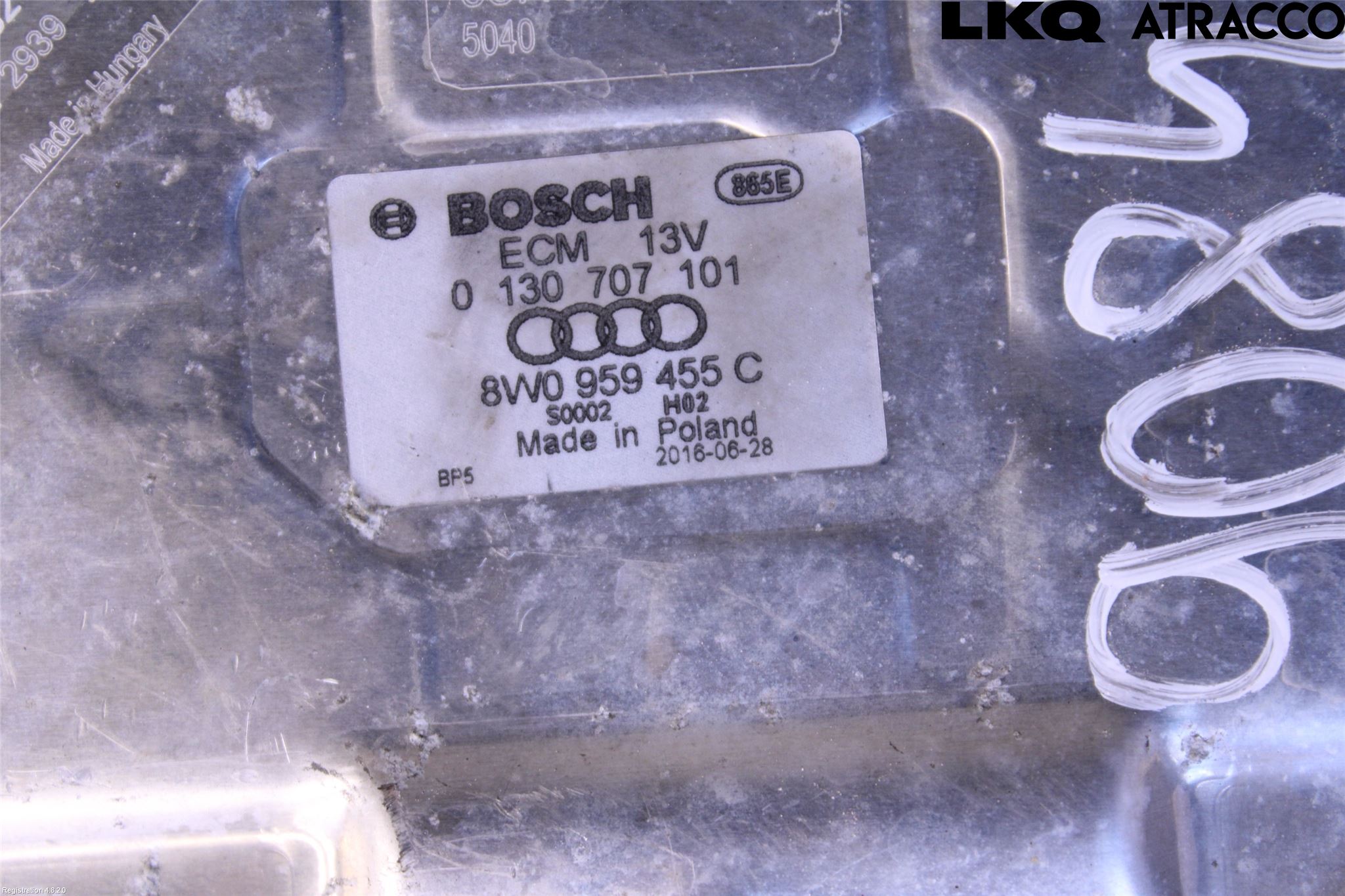 Audi A4/S4 B9 16-19 Kylfläkt El