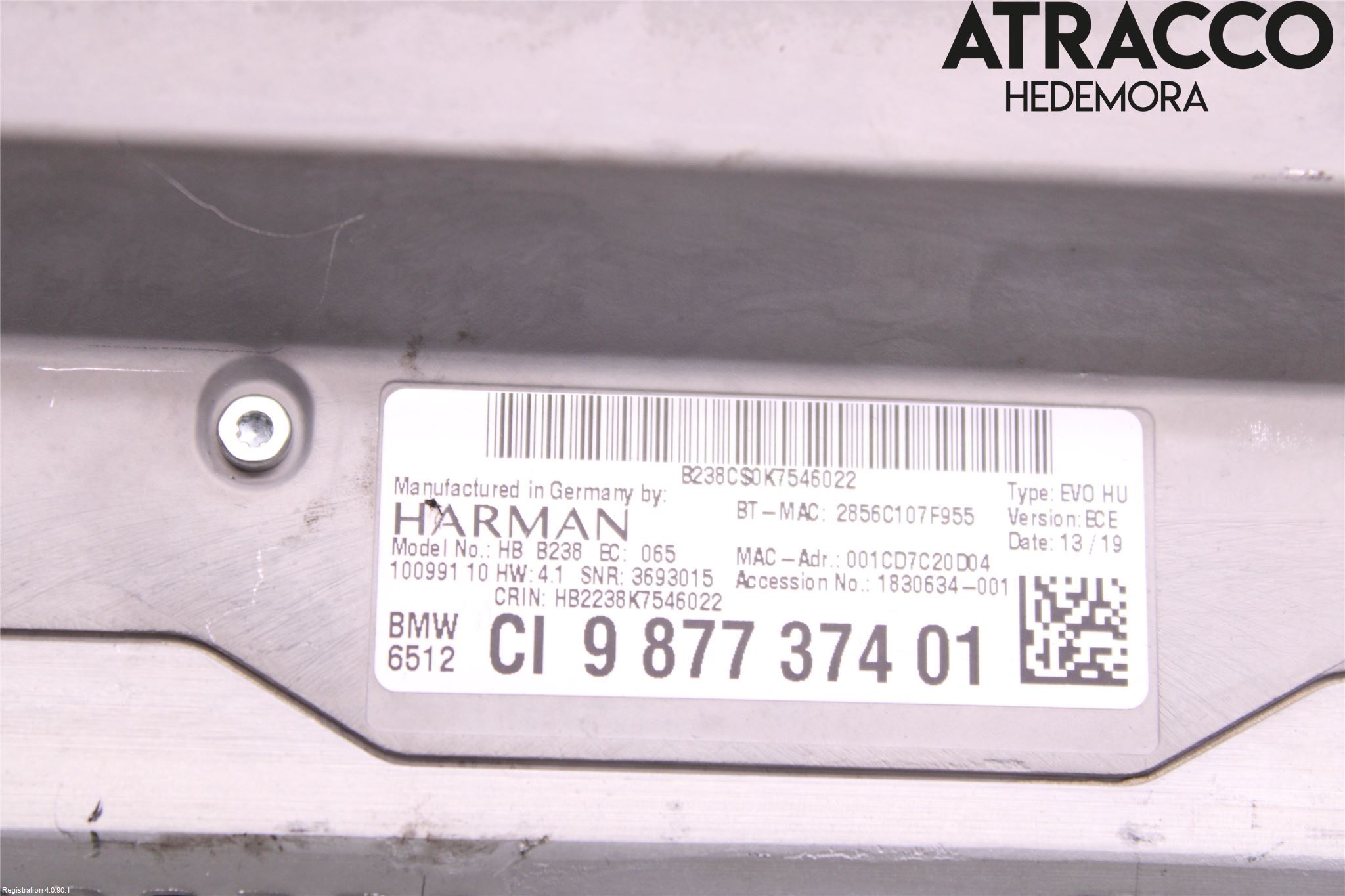 BMW X4 G02 18- Cd Radio - Multimediapanel