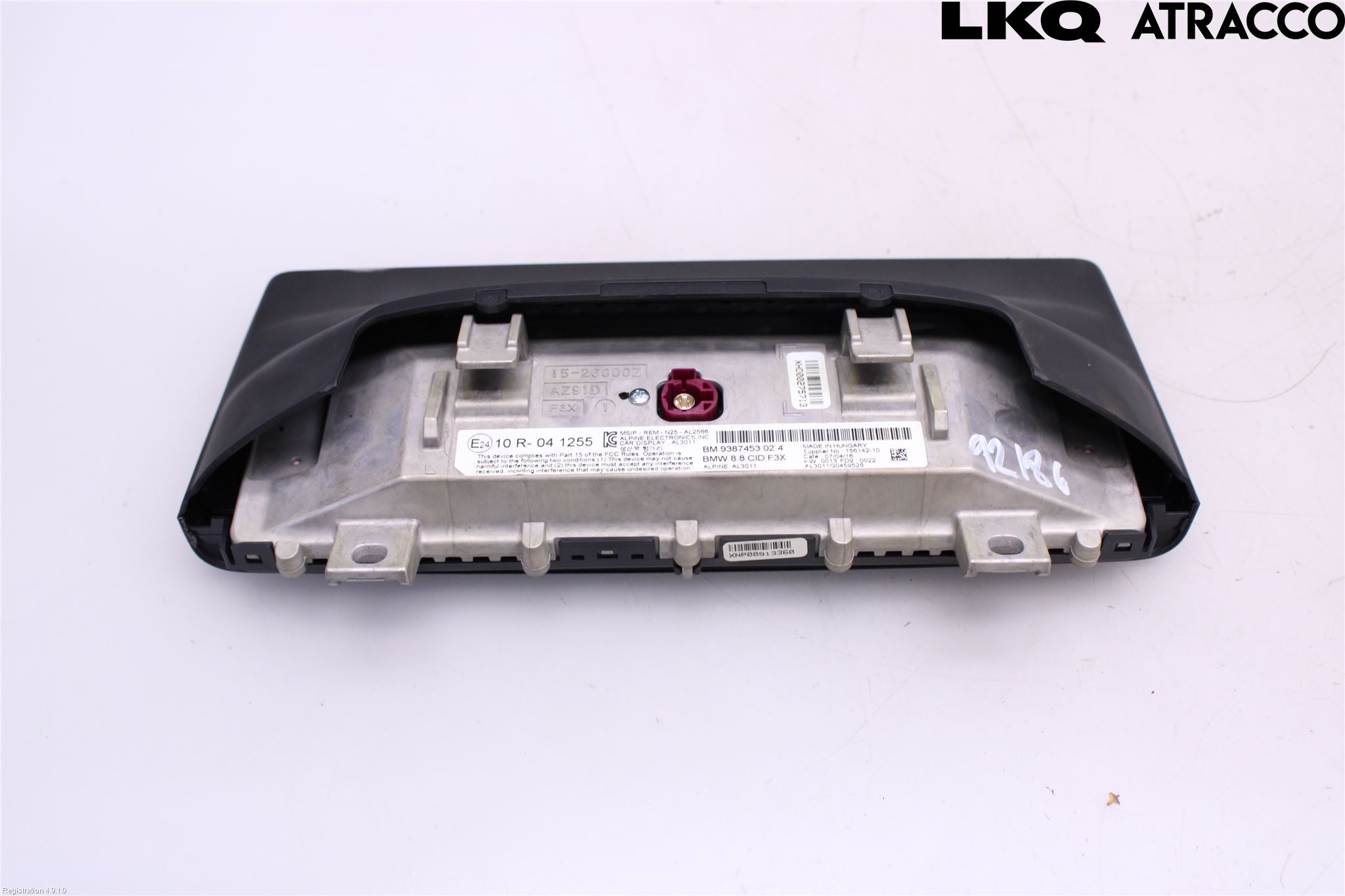 BMW 4 F32/F33/F82/F83 13-20 Multifunktionsdisplay