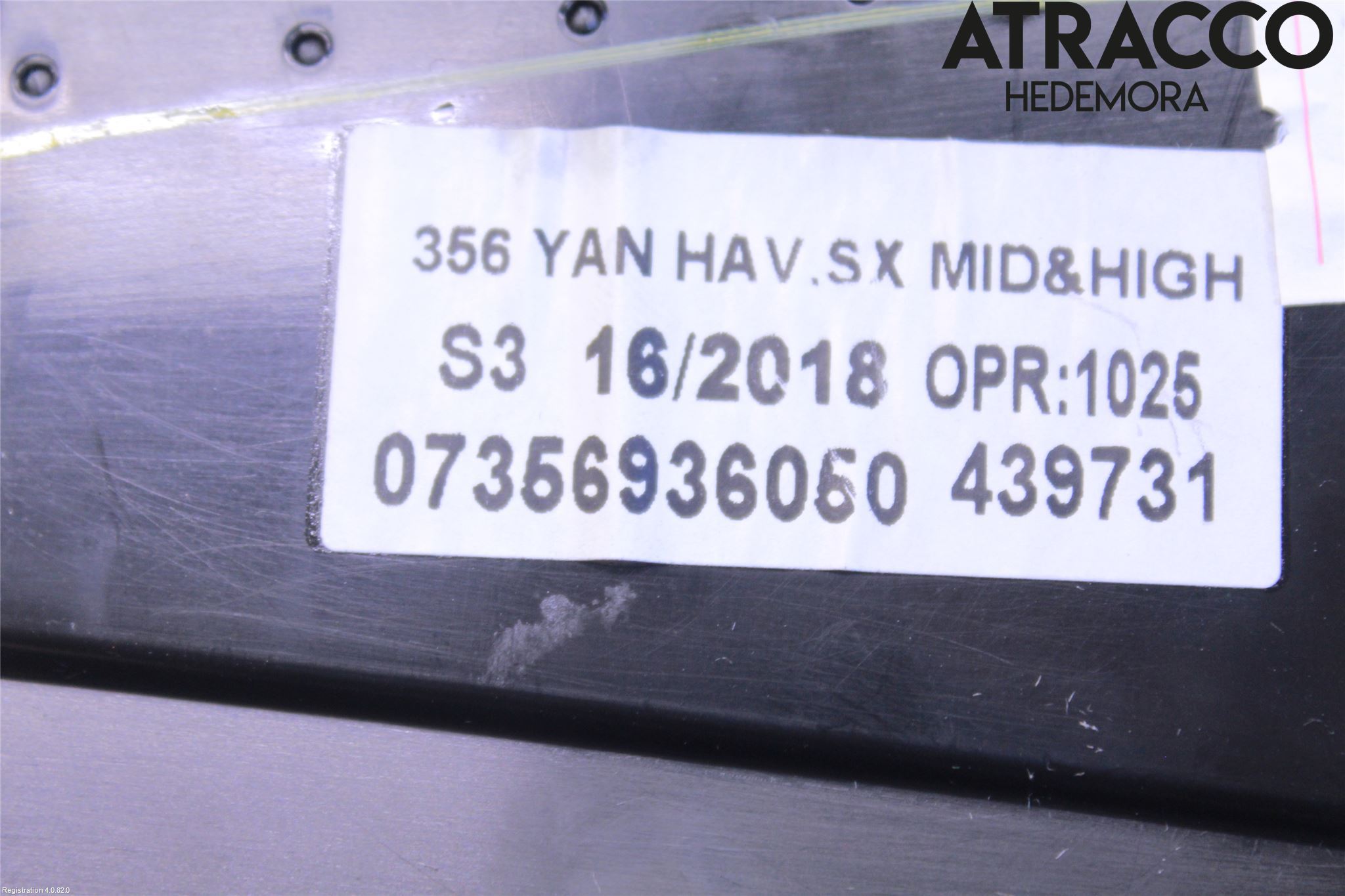 Fiat TIPO/CROSS 16- Defrosterkanal-Munstycke