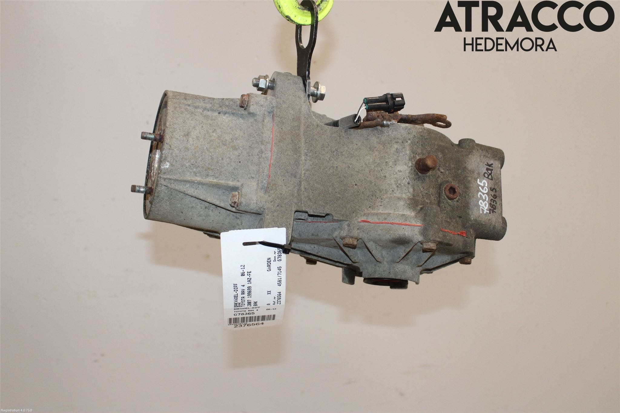 Toyota RAV 4 06-12 Bakväxel-Diff