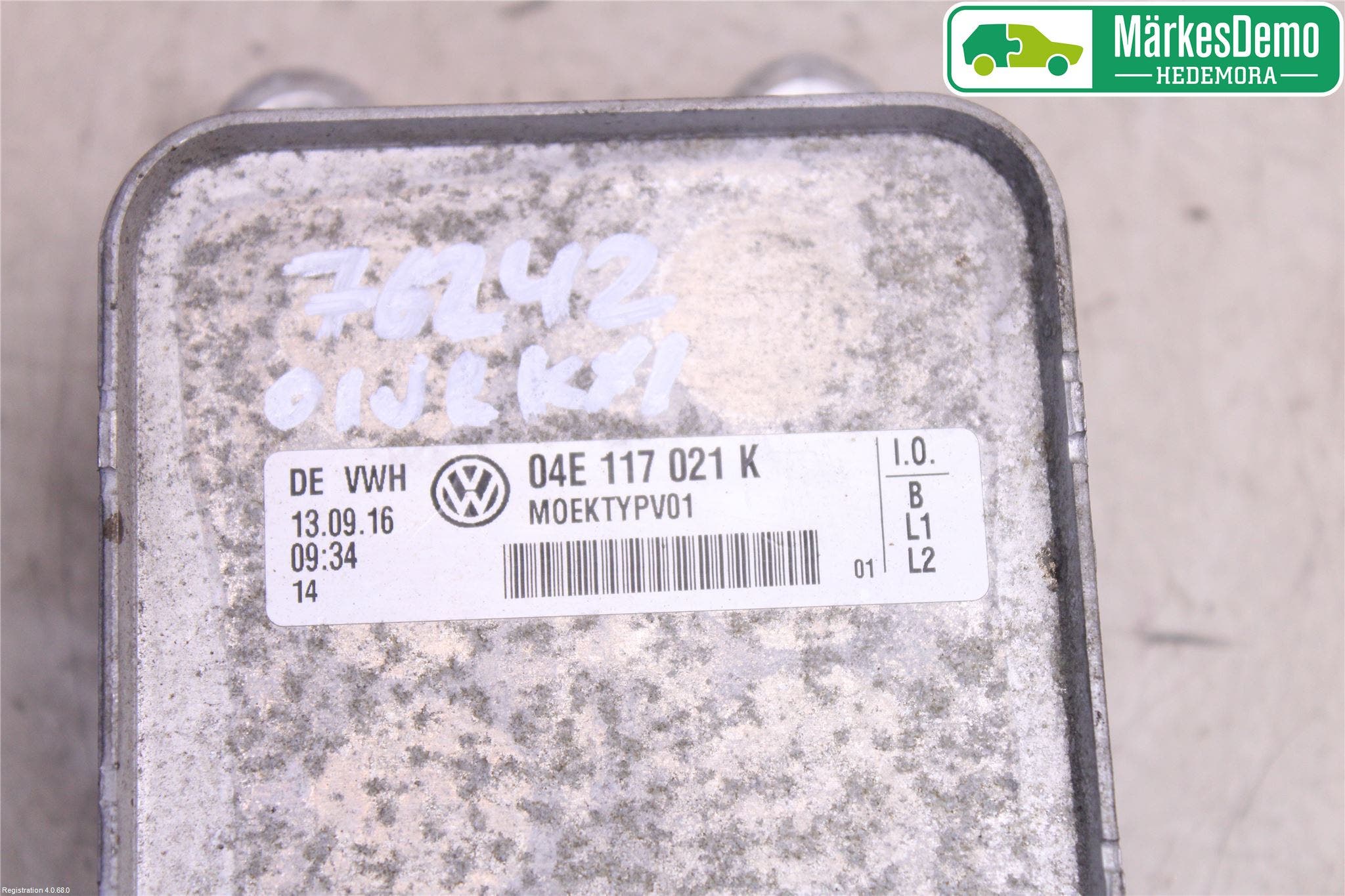 Skoda FABIA 15-21 Oljekylare Motor