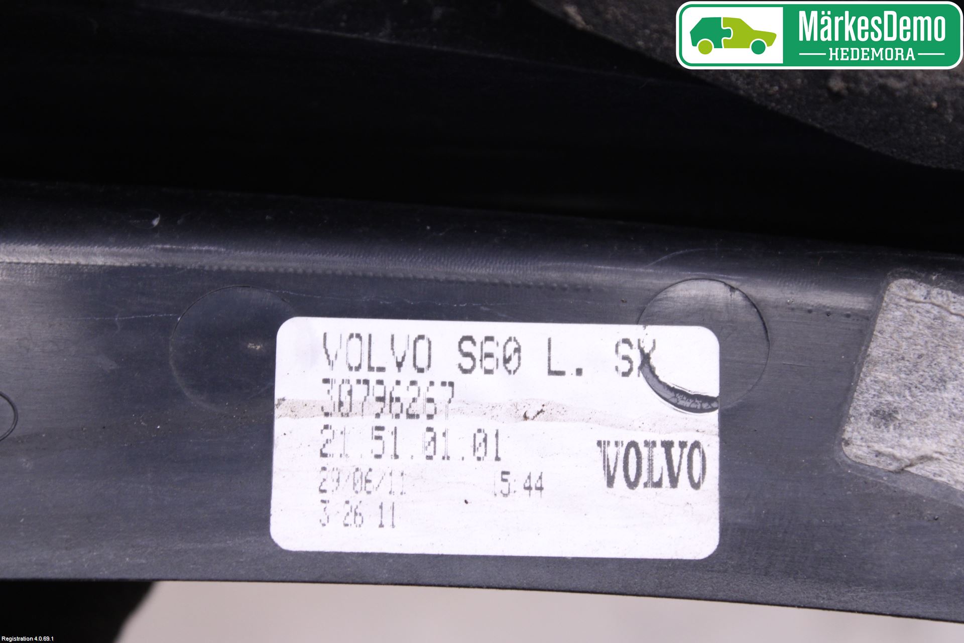 Volvo S60 11-13 Bakljus Vänster