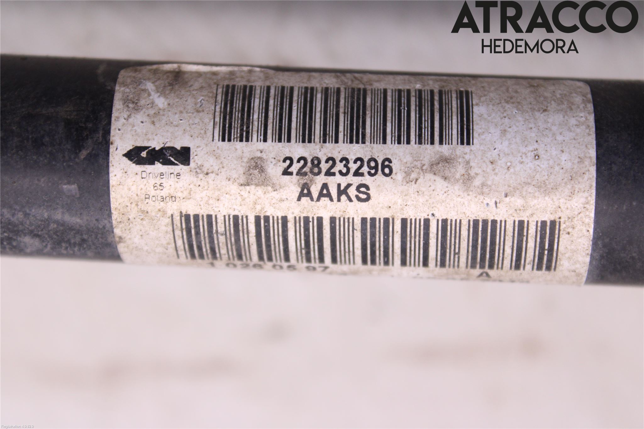 Opel INSIGNIA 09-16 Drivaxel Bak Vänster