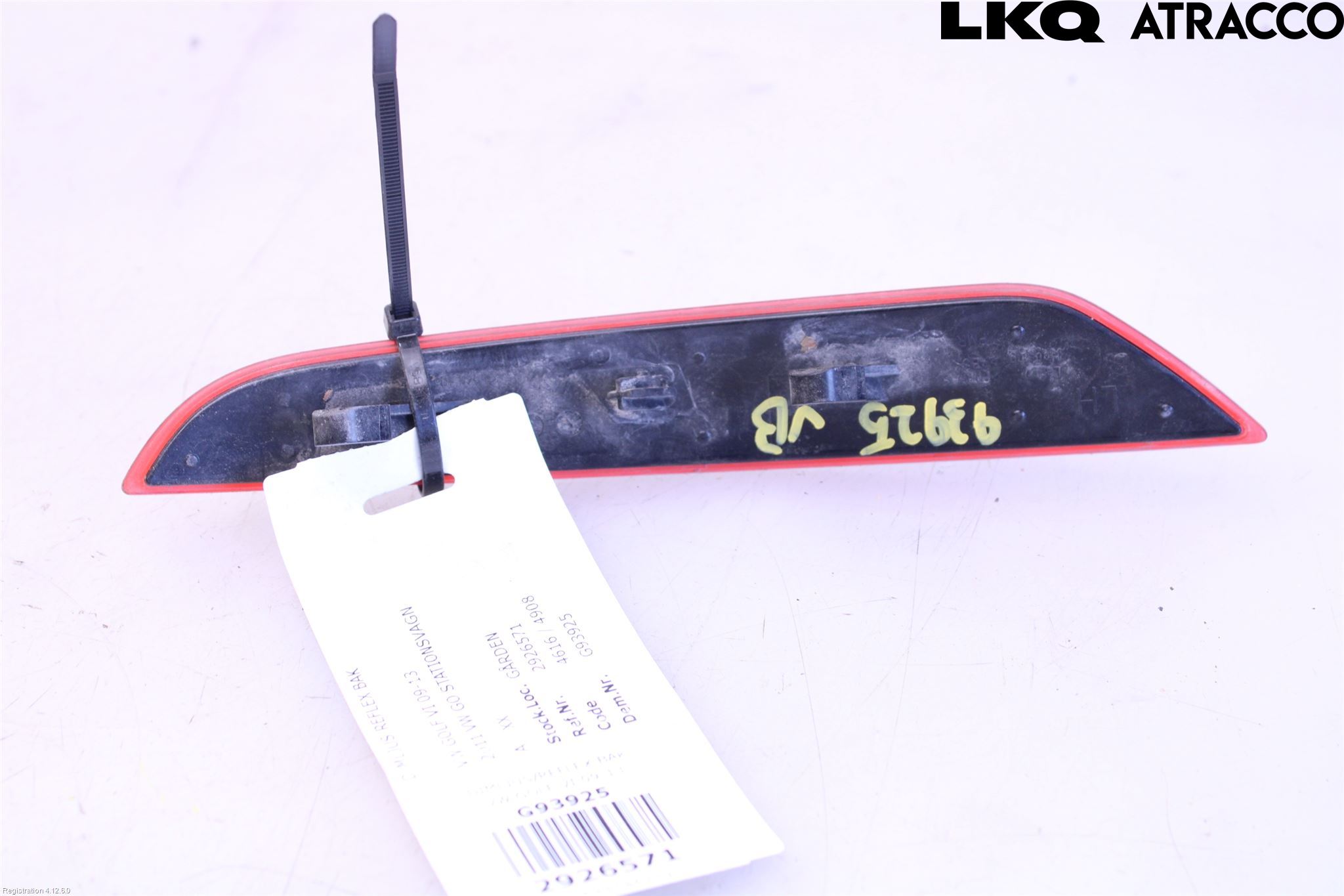 Volkswagen VW GOLF VI 09-13 Dimljus/Reflex Bak