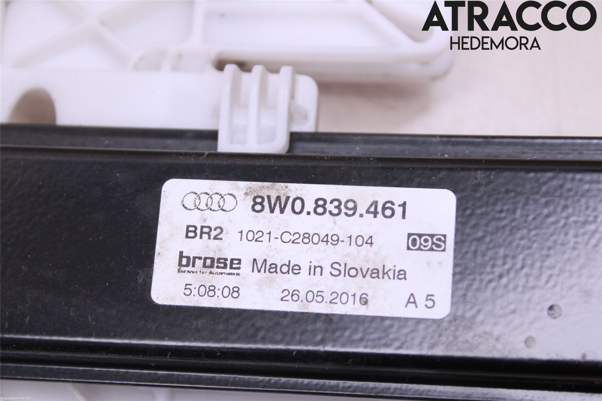 Audi A4/S4 B9 16-19 Fönsterhiss El Kompl