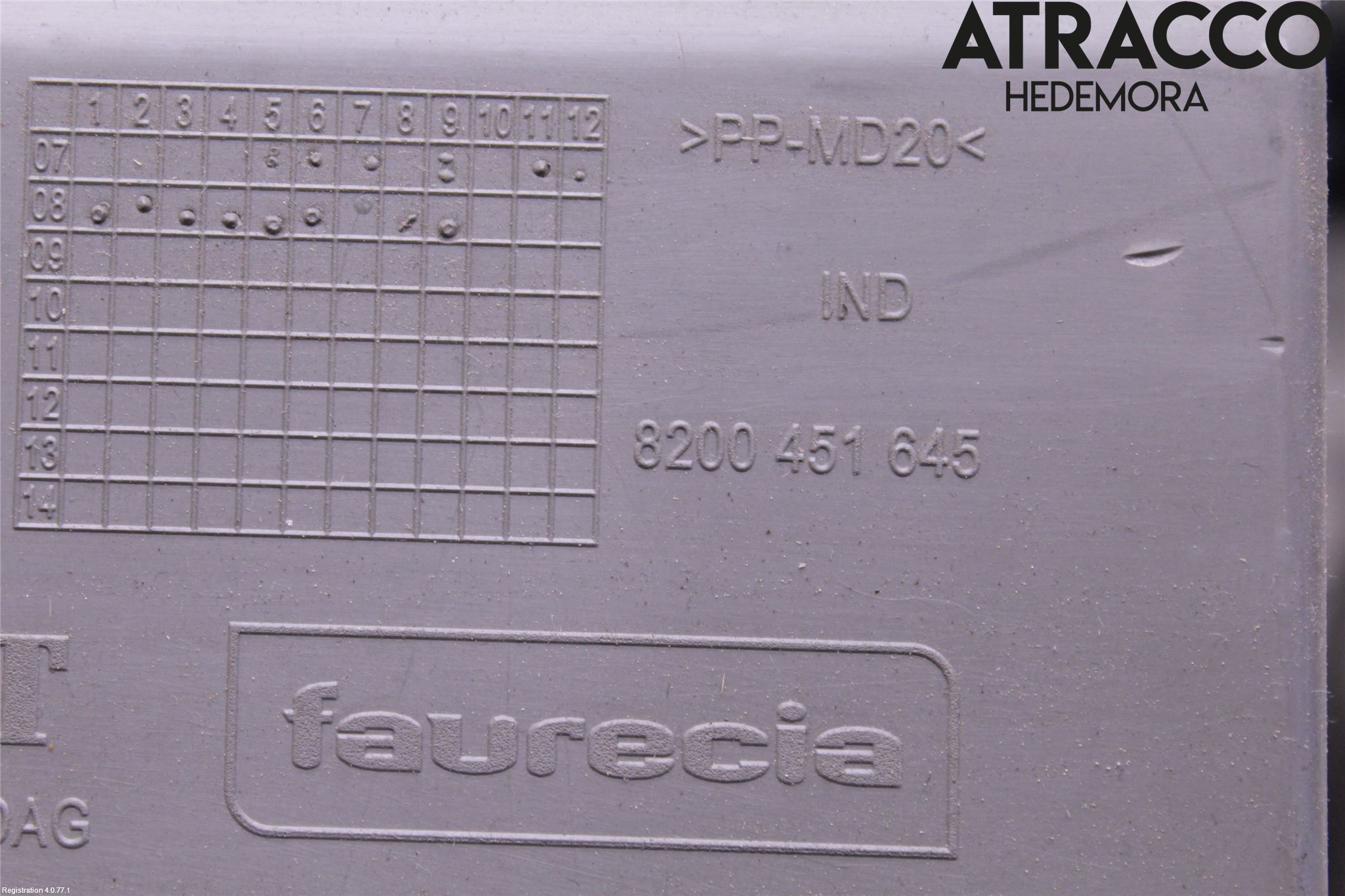 Renault KANGOO II 08-14 Handskfack