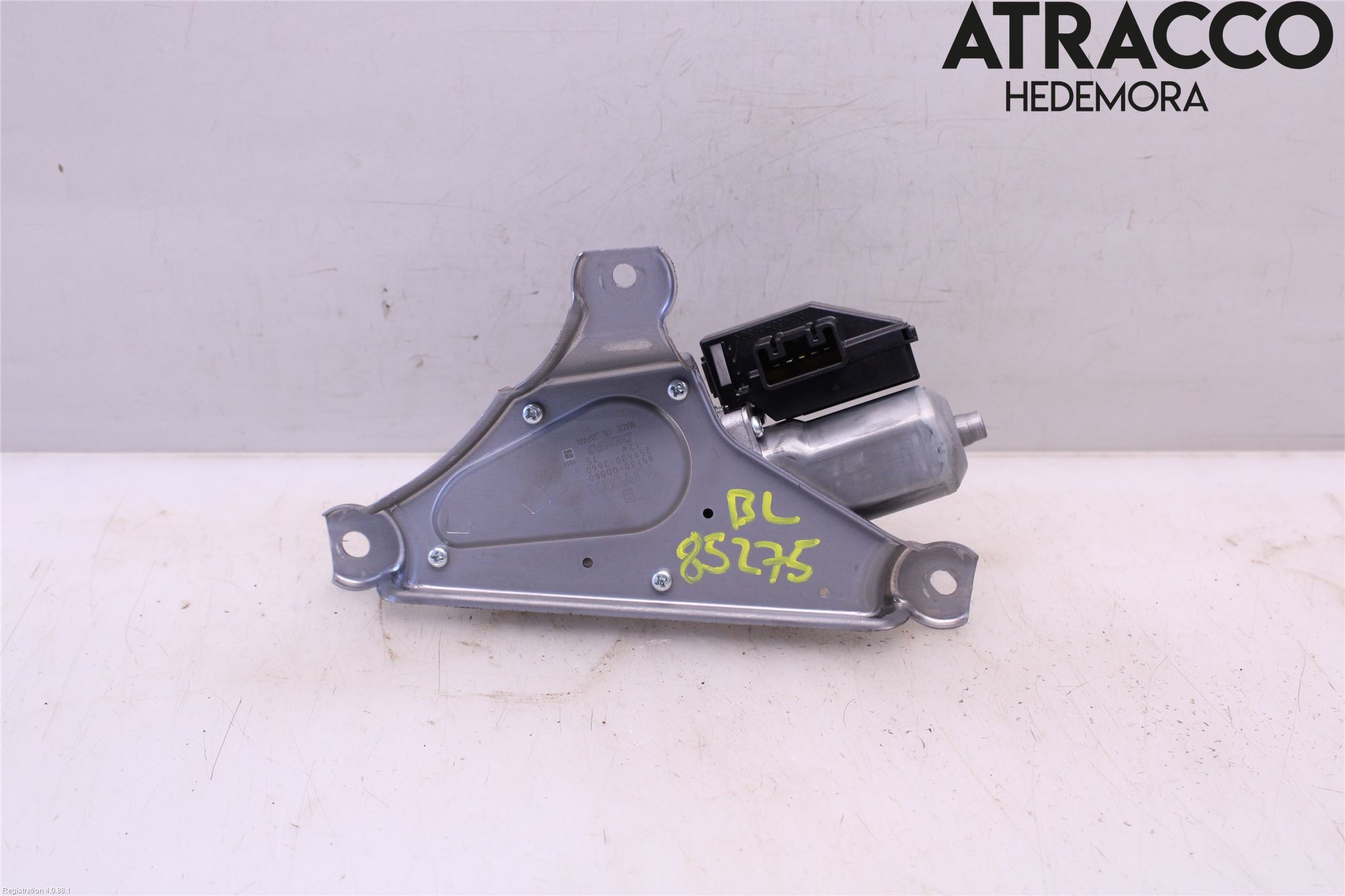 Toyota YARIS XP130 15-20 Torkarmotor Baklucka