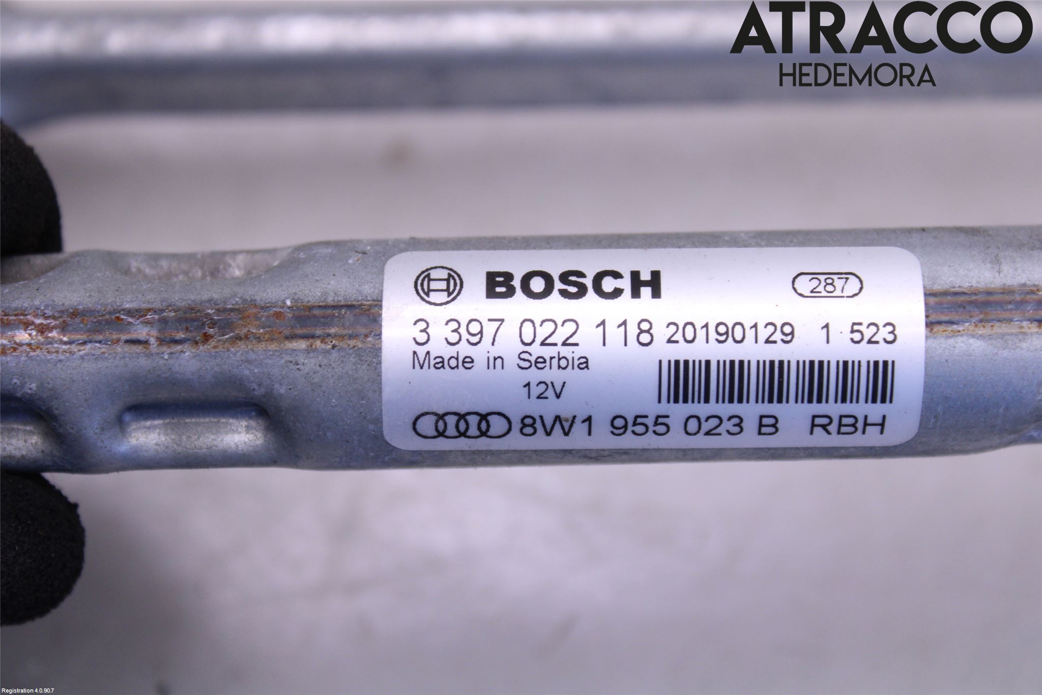 Audi A4/S4 B9 20- Torkarmekanism Vindruta