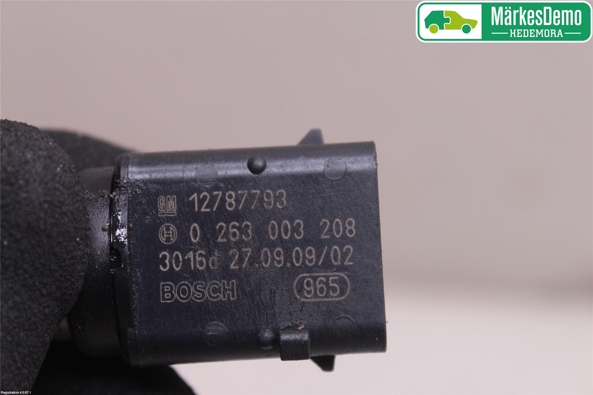 Saab 9-3 VER2/VER3 08-15 Parkeringshjälp Backsensor