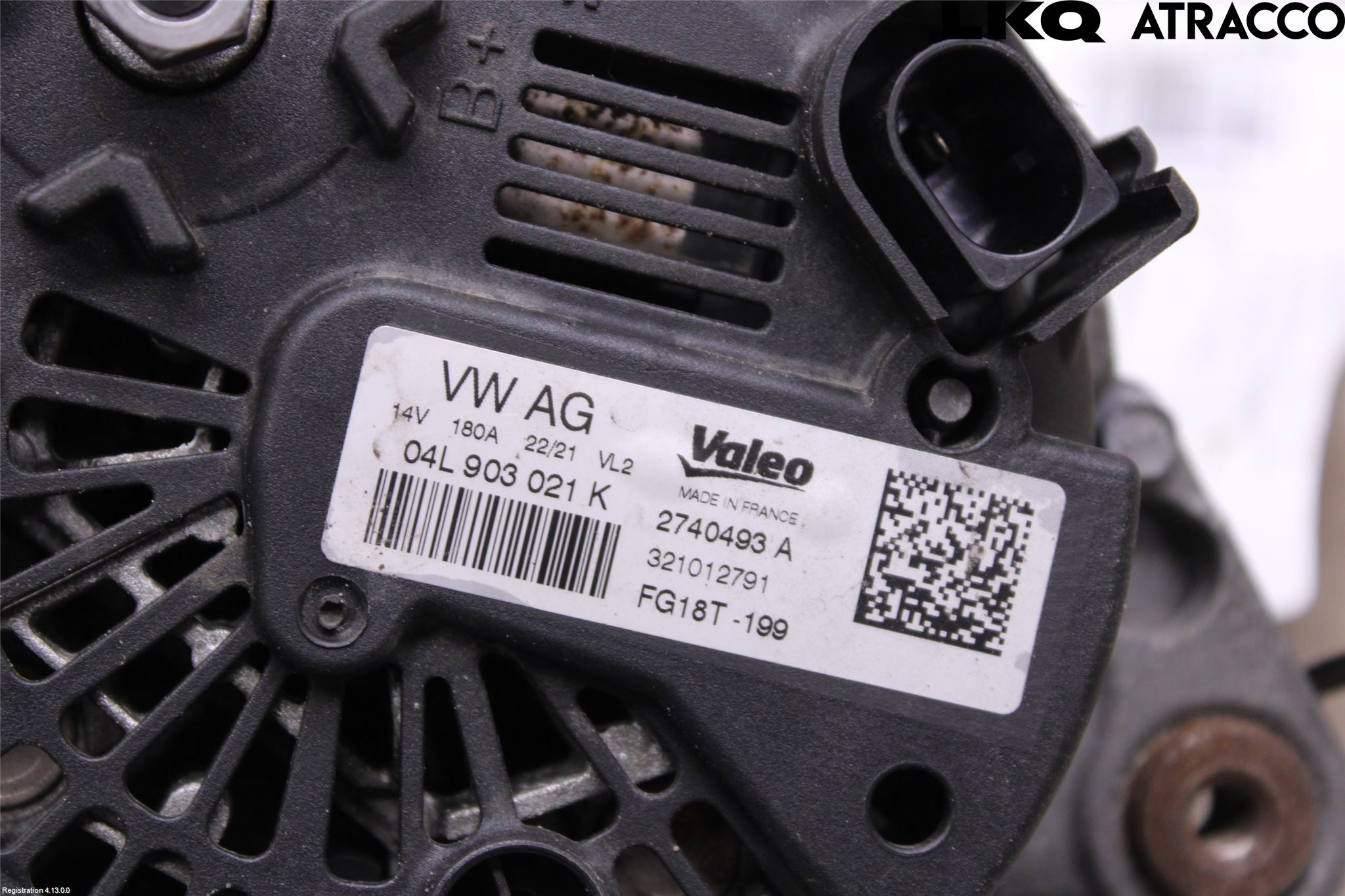 Volkswagen VW TIGUAN 16-24 Generator