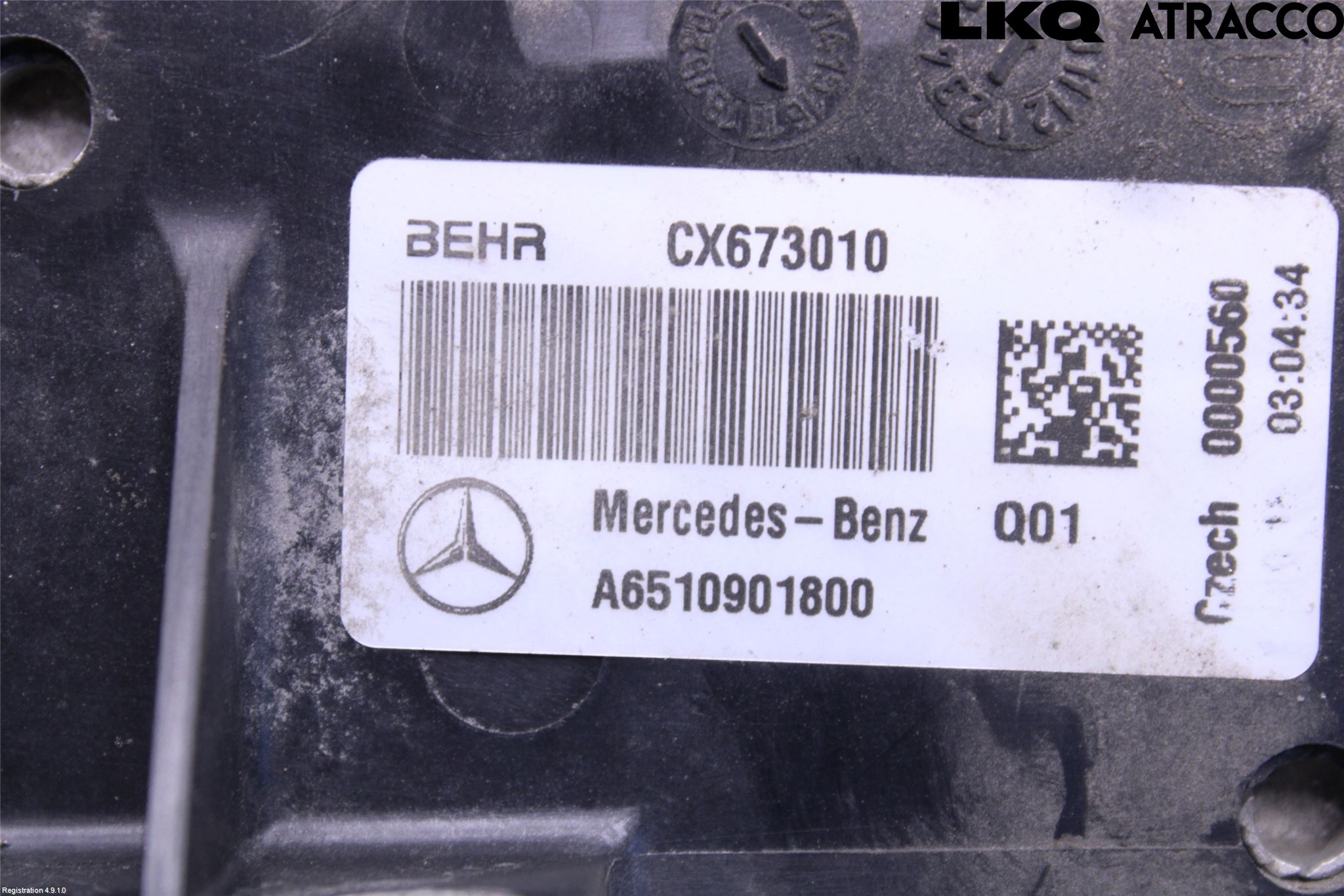 Mercedes-Benz MB C-KLASS (W205) 14-21 Laddluft-Intercooler Kyl
